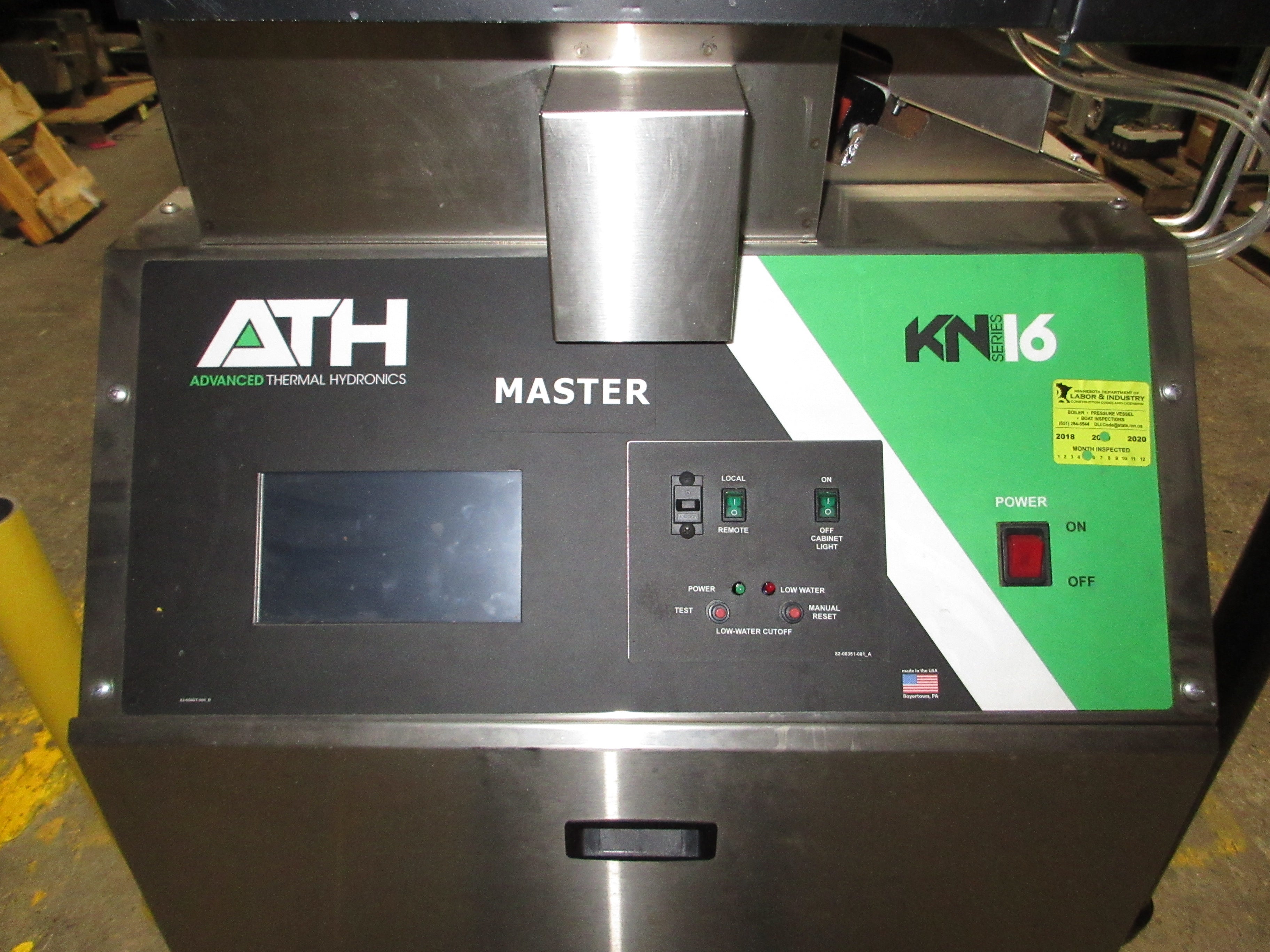 ATH Low Pressure Cast Iron Boiler KN16 Natural Gas 208/230V 1Ph 60Hz MFD: 2017