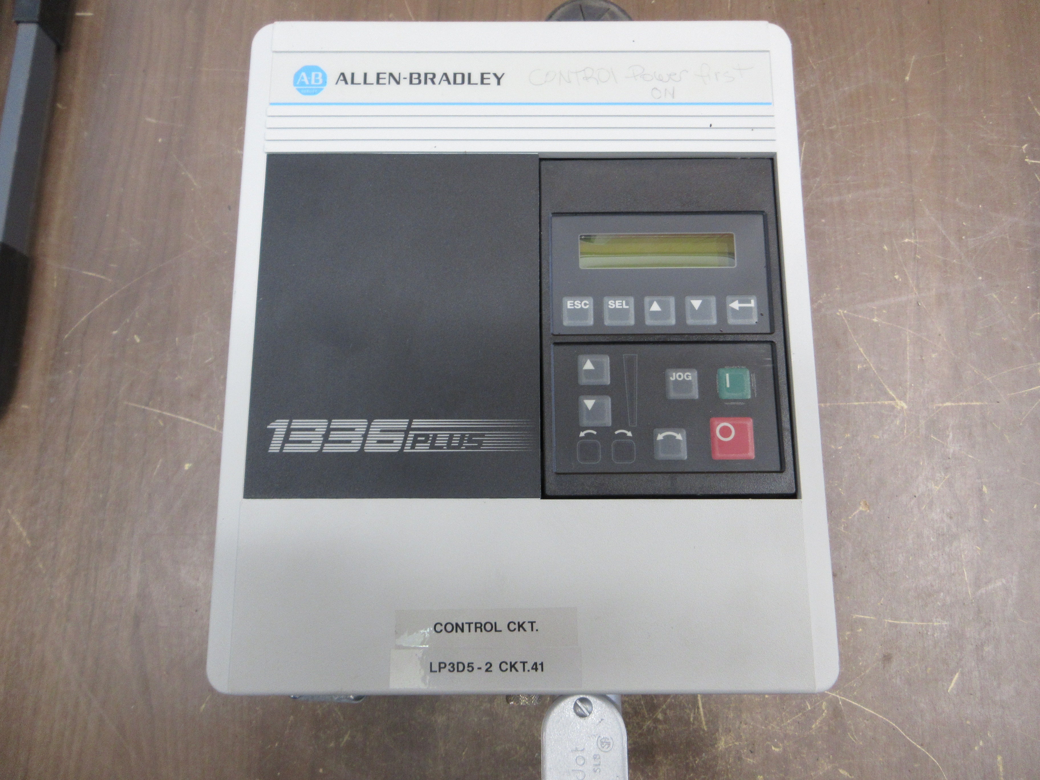 Allen-Bradley 1336 Plus AC Drive 1336S-BRF50-AA-EN-HA2-L6 5HP w/ Keypad Used