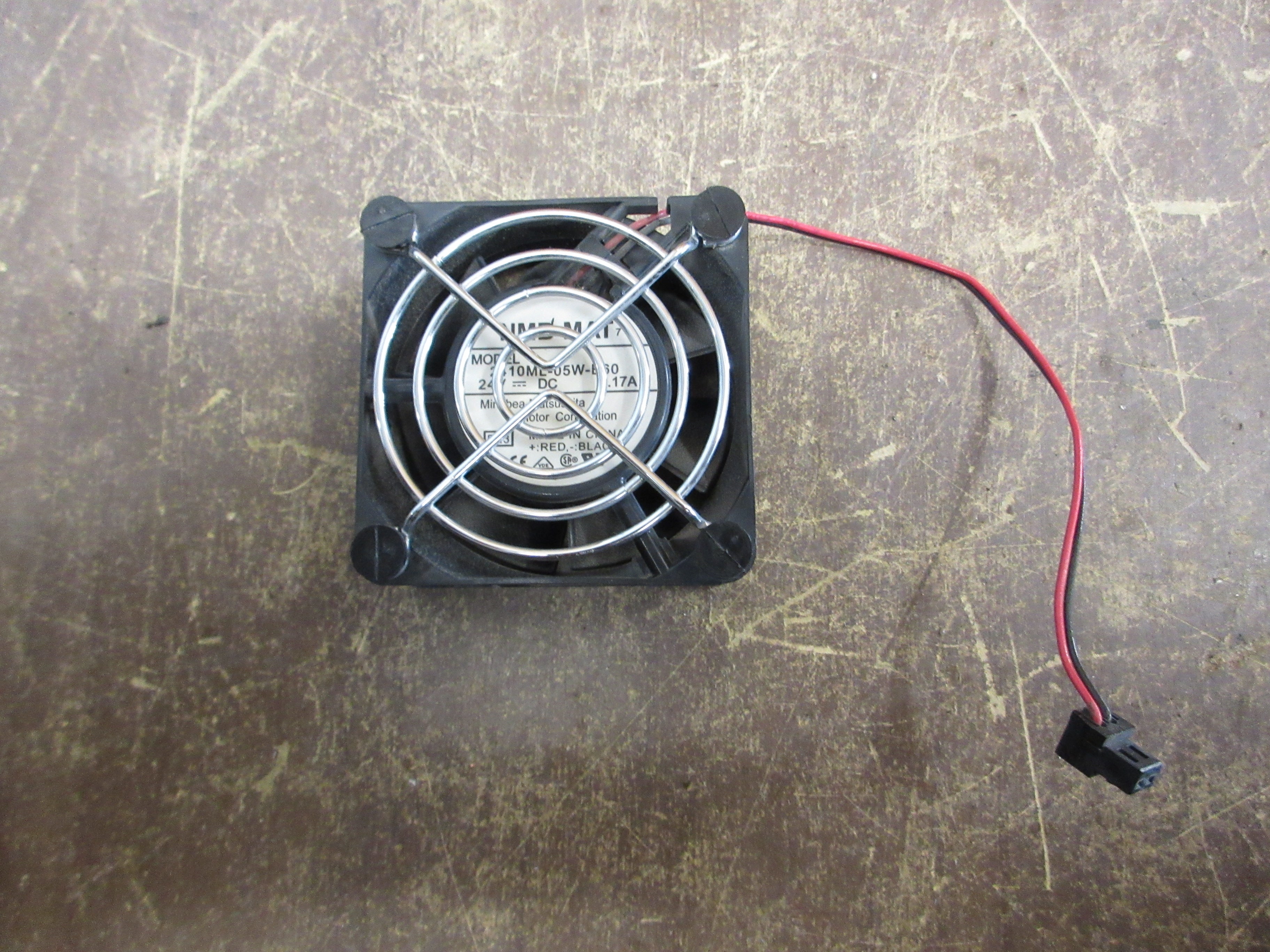 NMB-MAT Axial Fan 2410ML-05W-B60 24VDC 0.17A Used