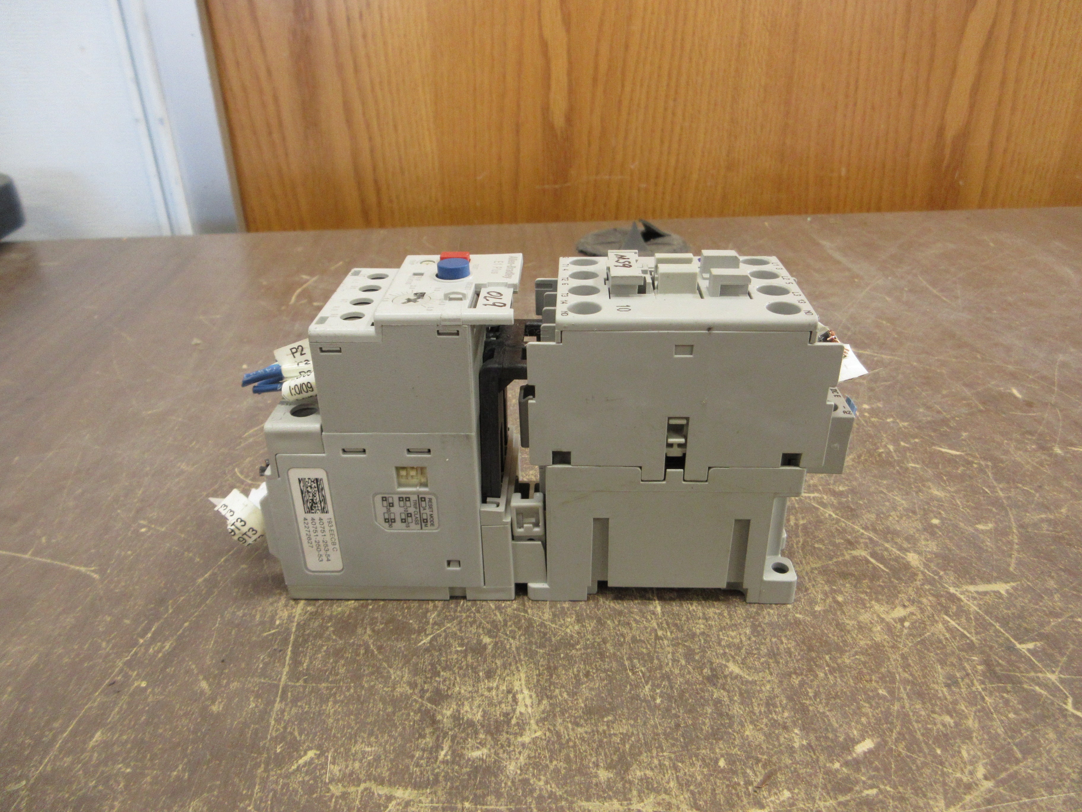 Allen-Bradley Starter 100-C09E*10/193-EECB 24VDC Coil Trip: 1.0-5.0A 600V Used