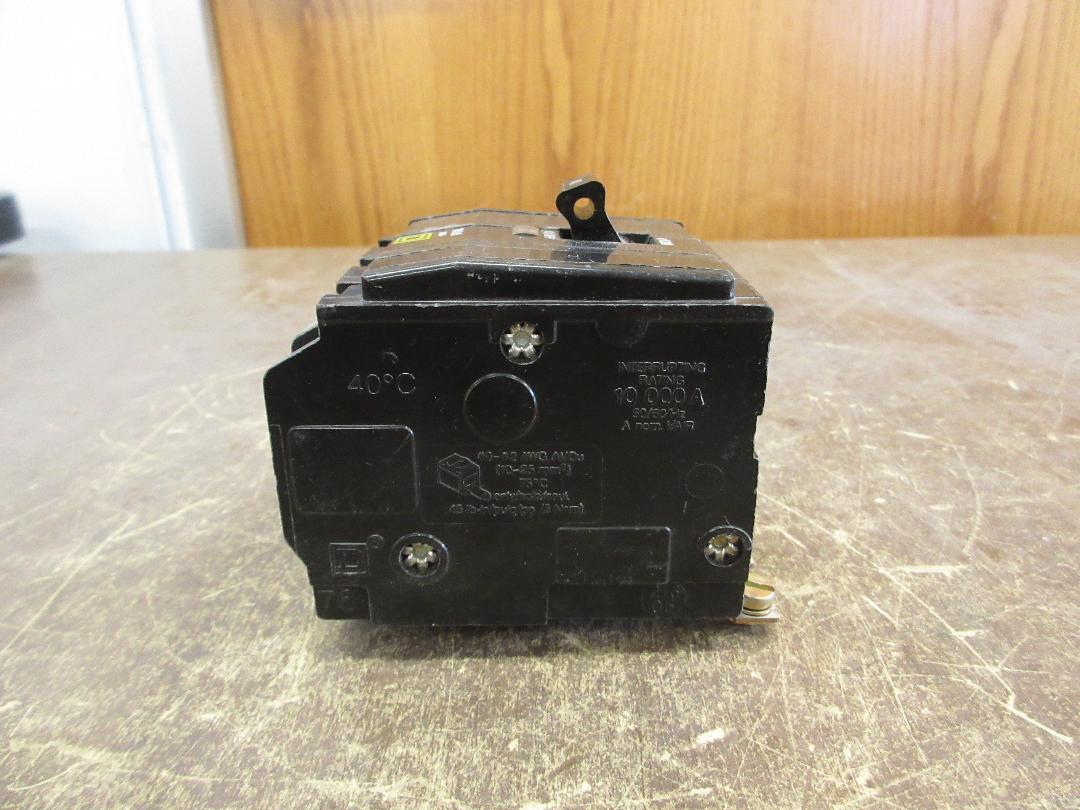 Square D Bolt-On Circuit Breaker QOB340 40A 240V 3P Used