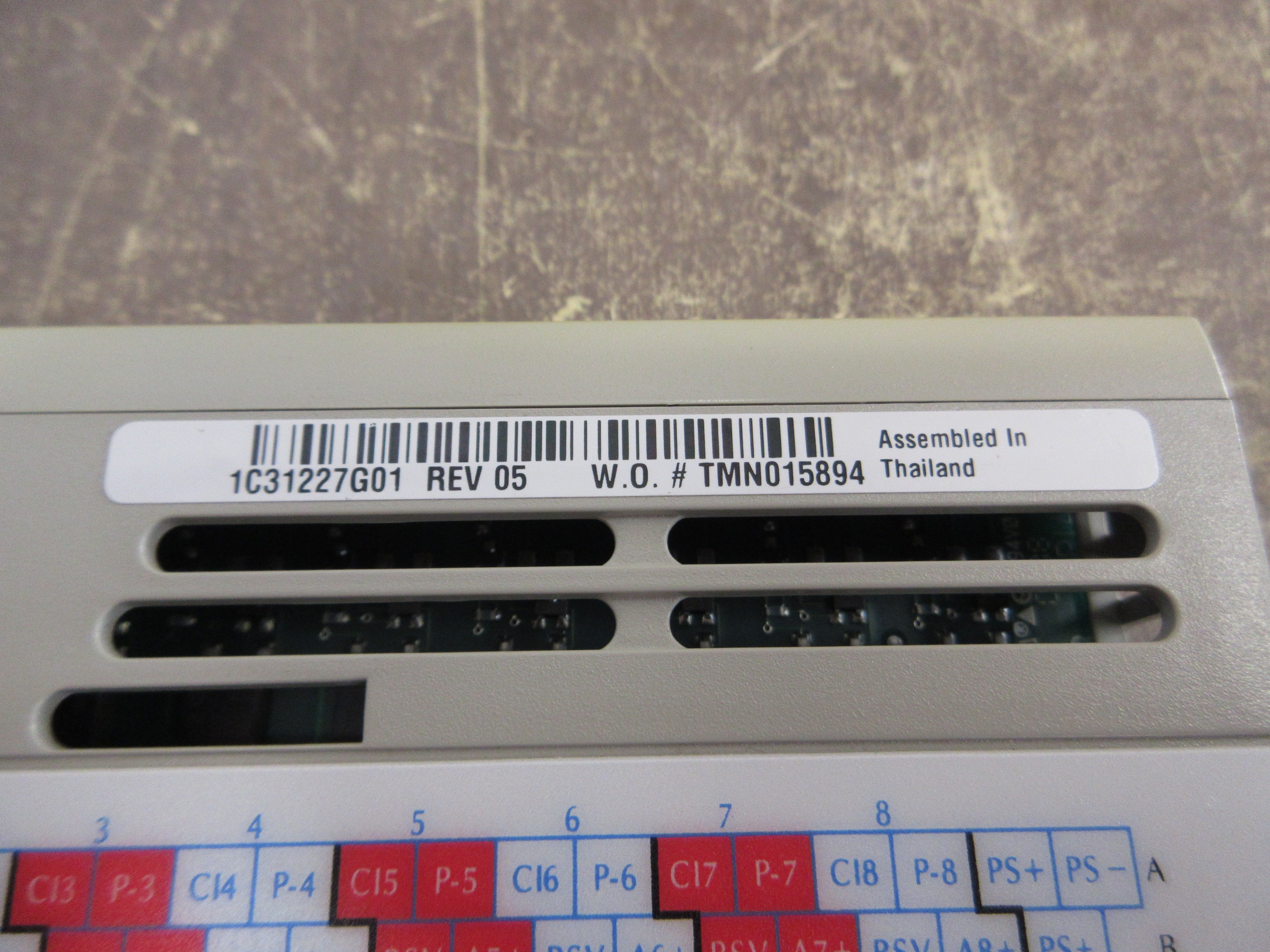 Emerson Ovation Analog Input (Current) Module IC31227G01 Rev. 05 Used