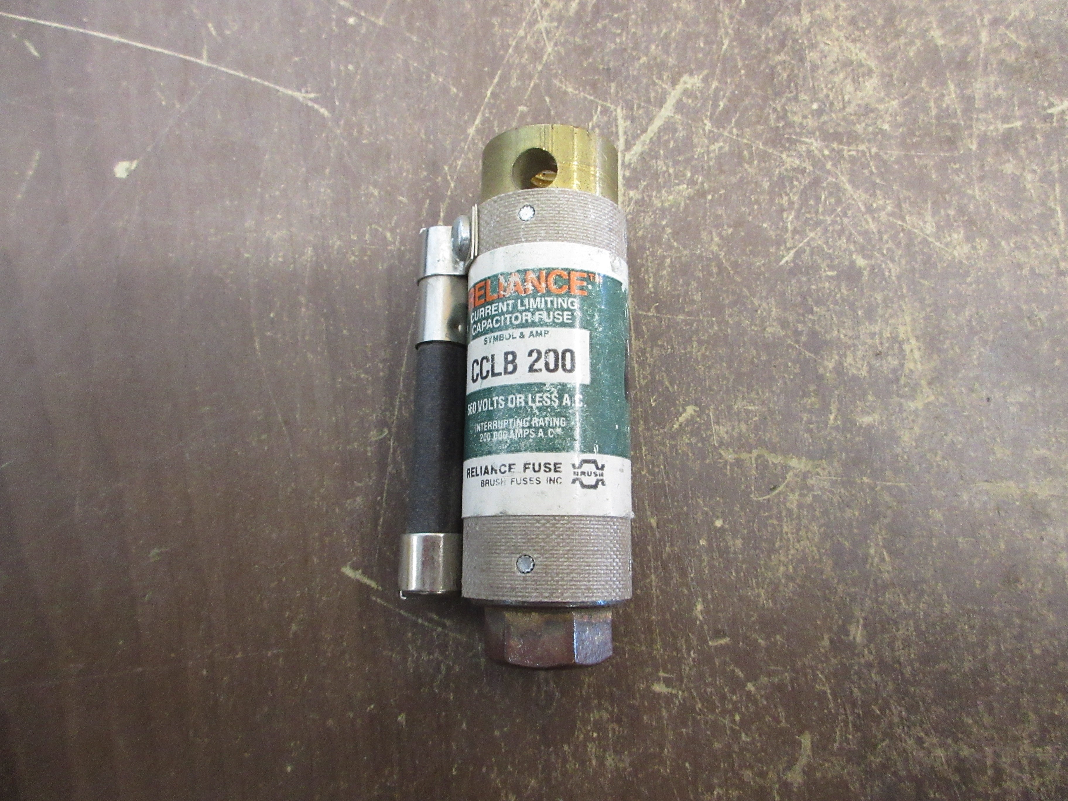 Reliance Capacitor Fuse CCLB 200 200A 660V Used