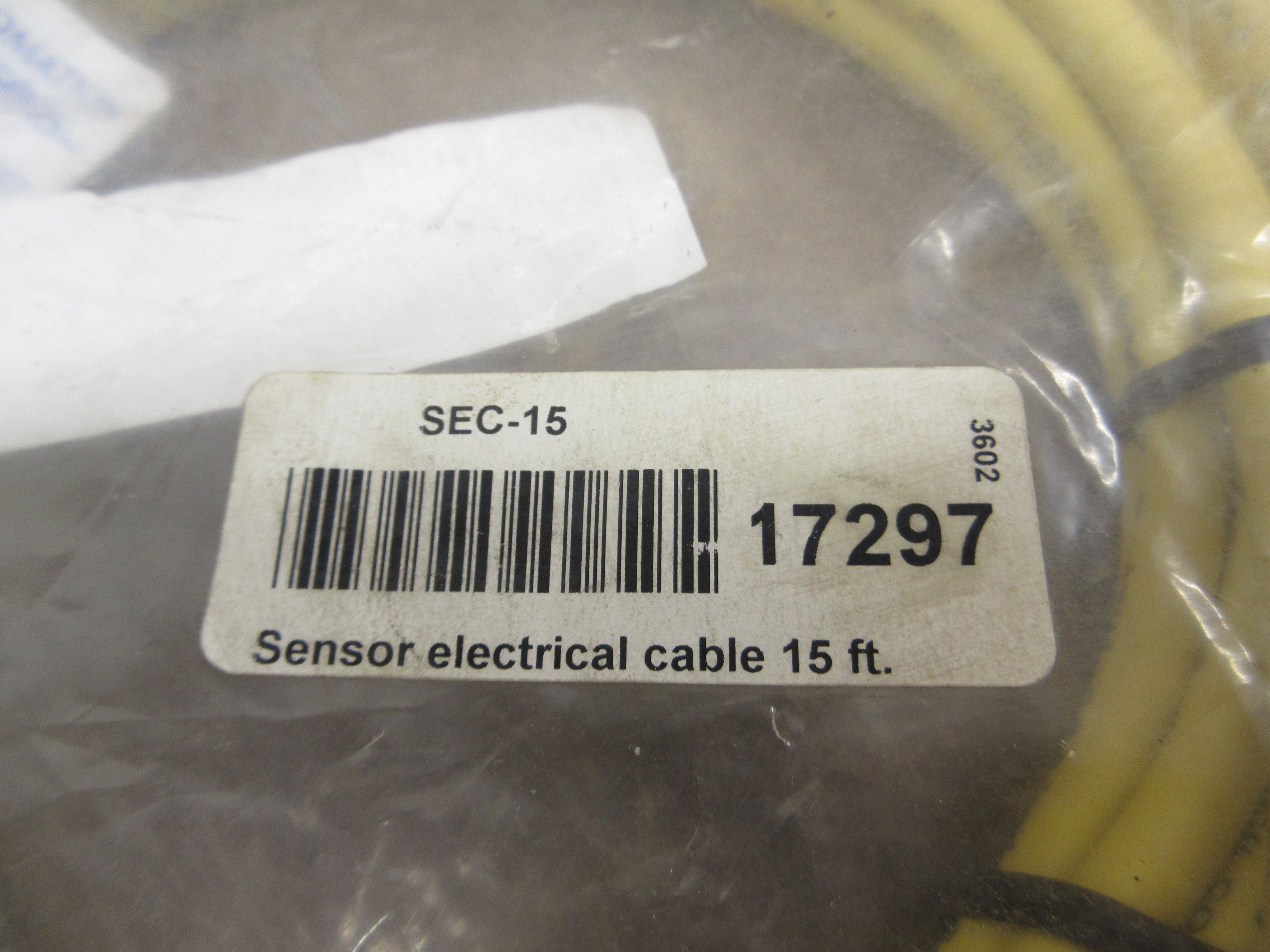 Automation Sensors Inc. Sensor Electrical Cable SEC-15 Length: 15ft New Surplus