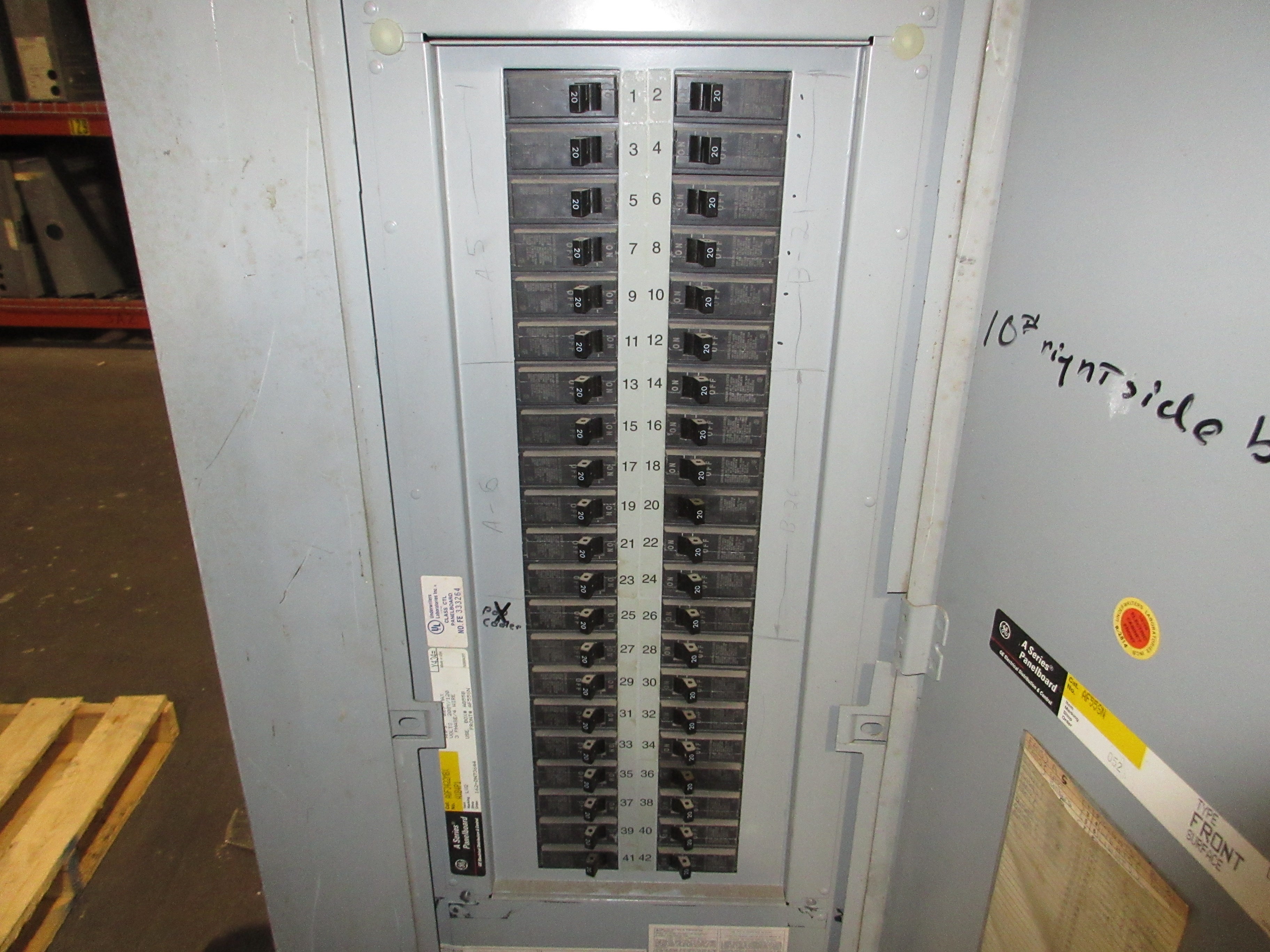 Allen-Bradley Main Lug Breaker Panel AQF3422MBX AXB4P1 225A Max 208Y/120 3Ph 4W