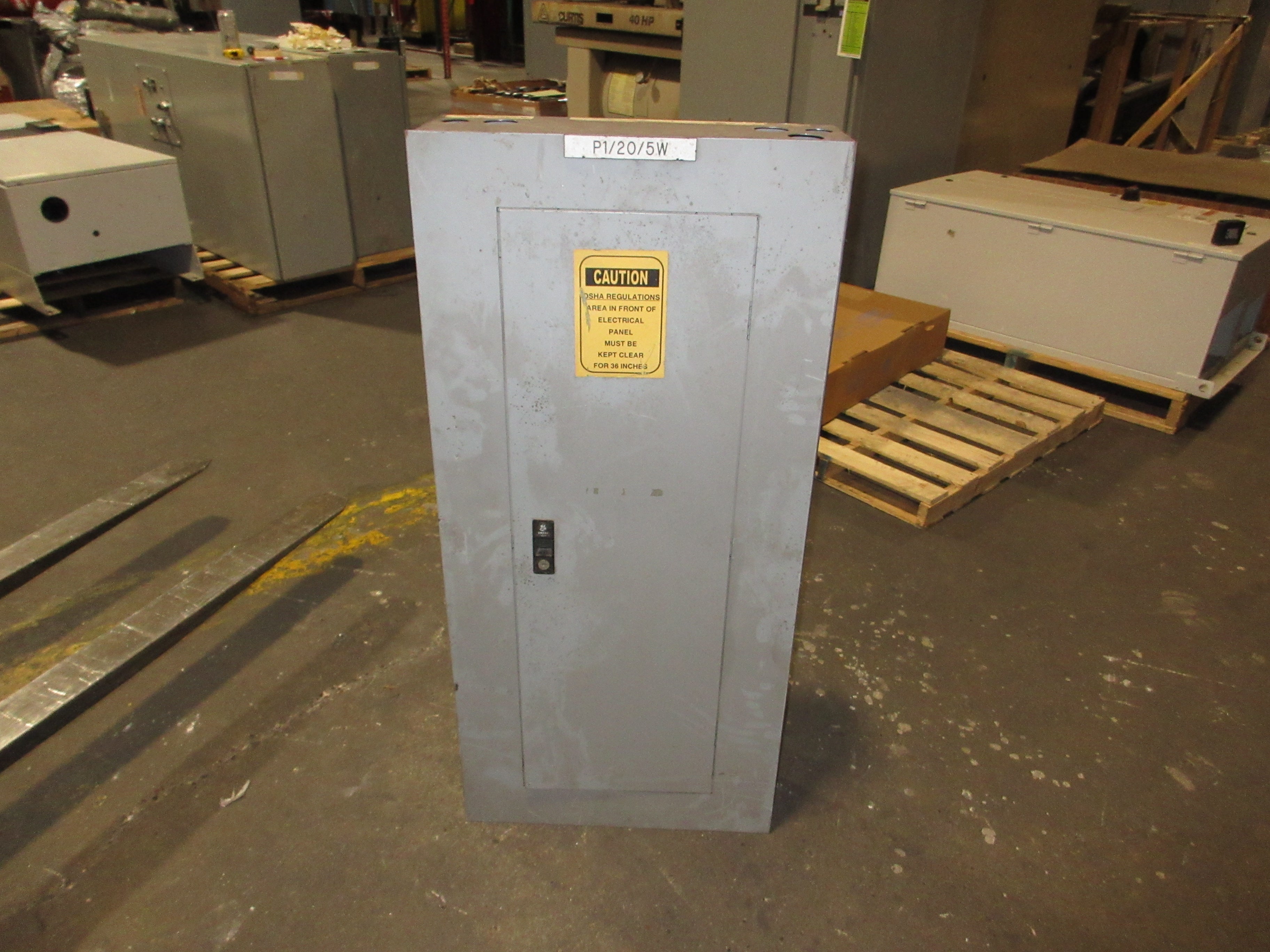 GE Main Lug Breaker Panel AQF3421MTX AXS5B4 125A Max 208Y/120V 3Ph 4W 42-Slot