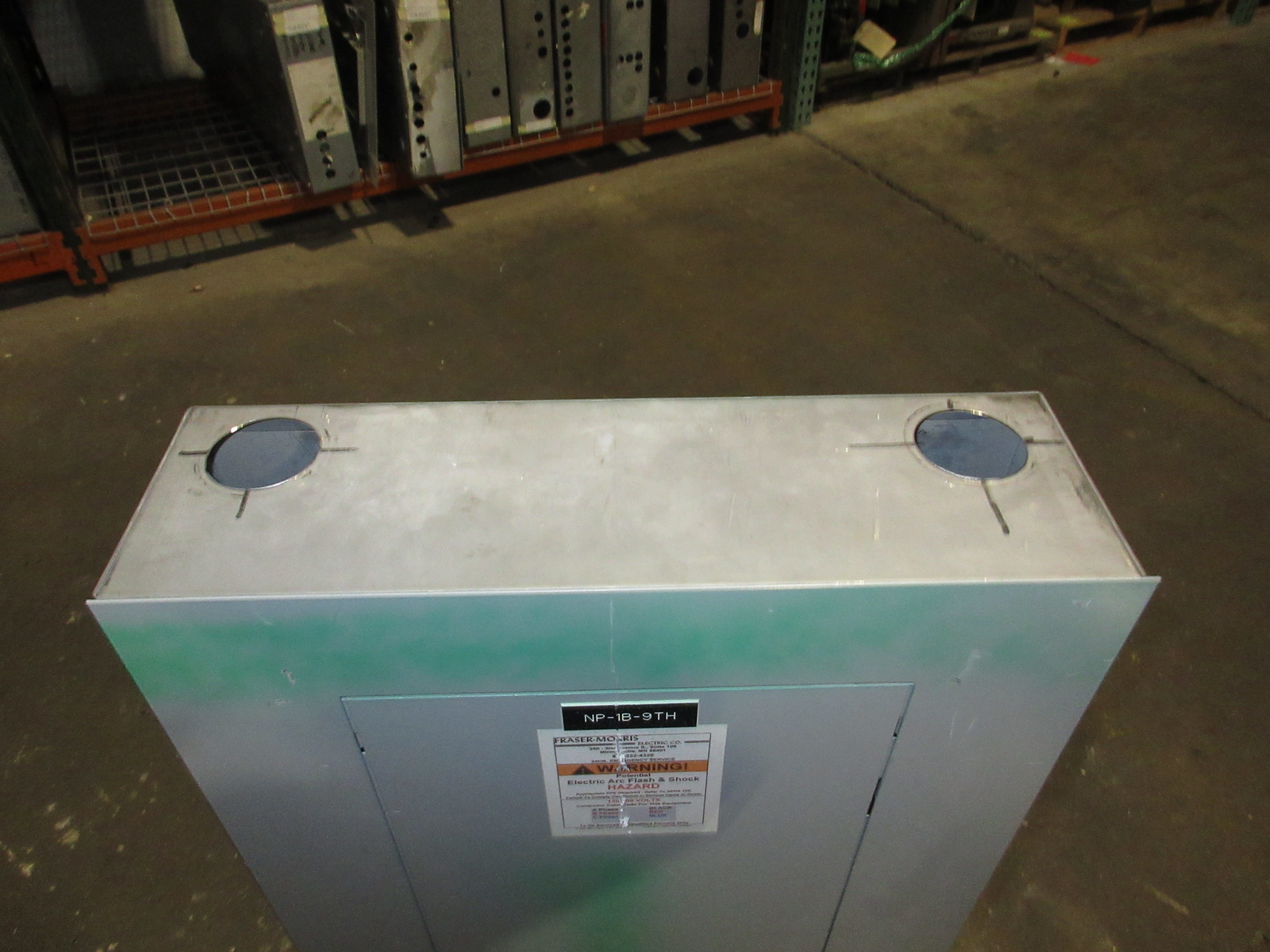 GE Main Lug Breaker Panel AQF3421MT 125A Max 208Y/120 3Ph 4W 42-Slot Used