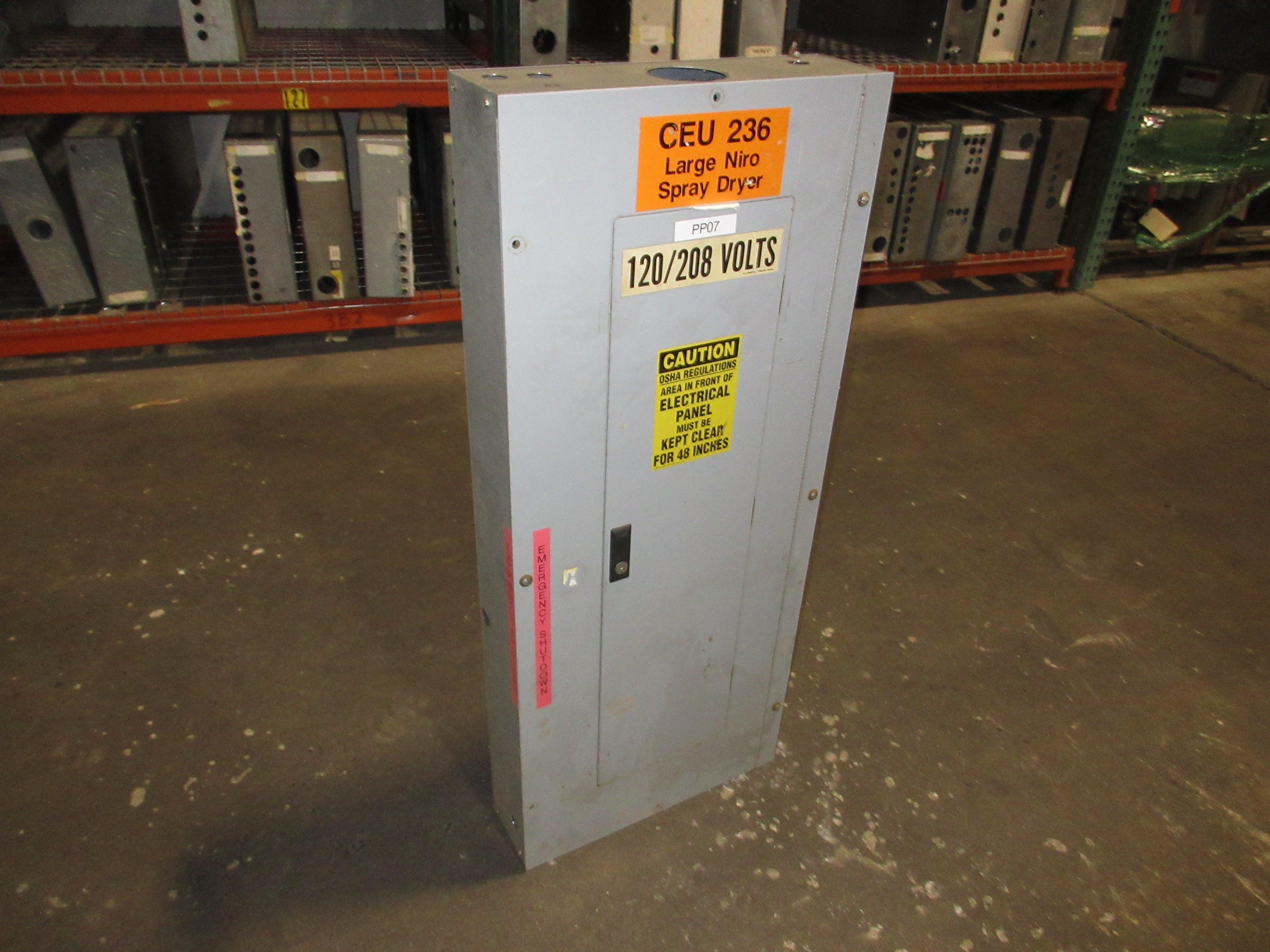 Cutler-Hammer Main Lug Breaker Panel 1C96649G02 225A Max 208/120V 3Ph 4W Used