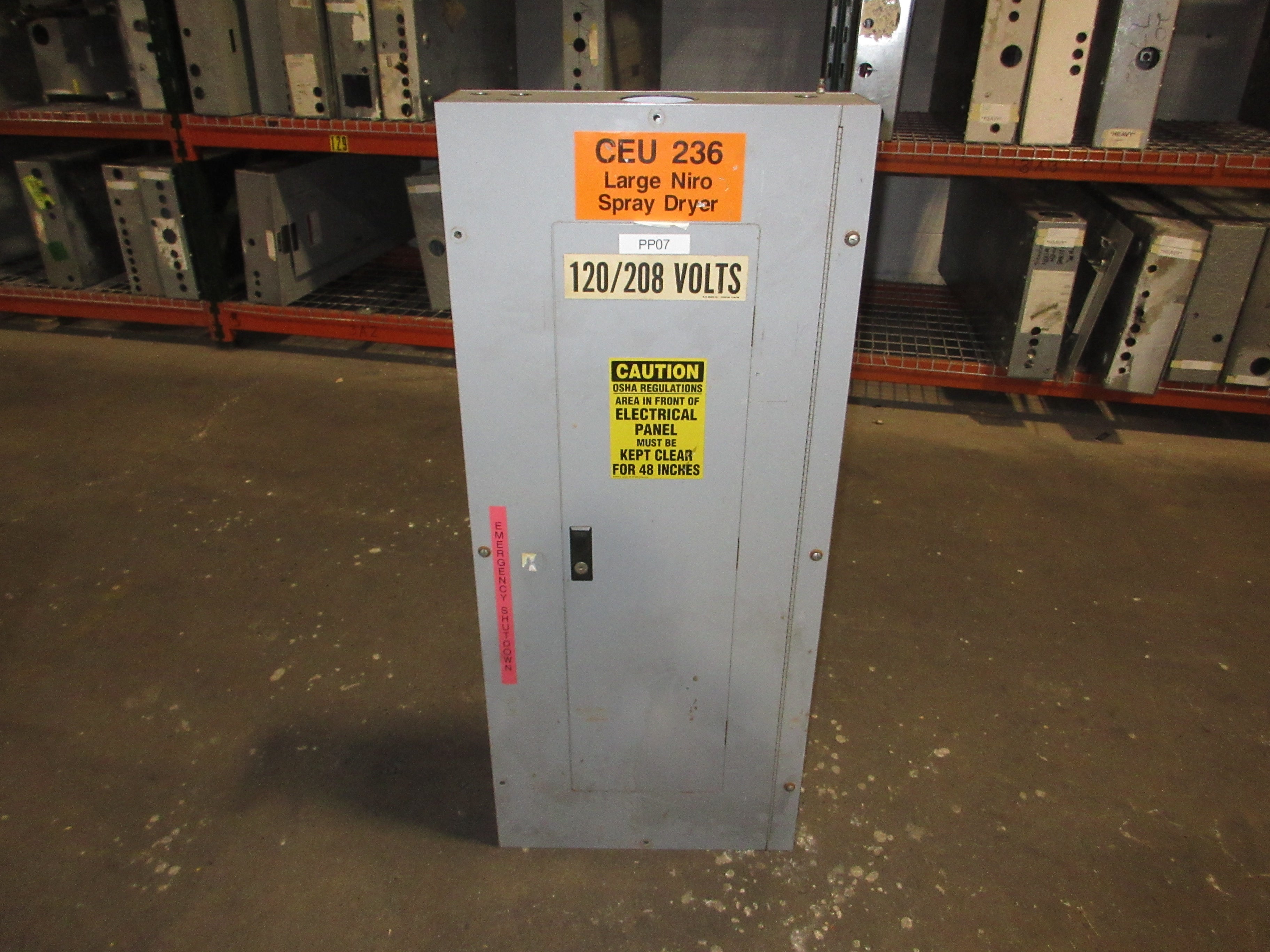 Cutler-Hammer Main Lug Breaker Panel 1C96649G02 225A Max 208/120V 3Ph 4W Used