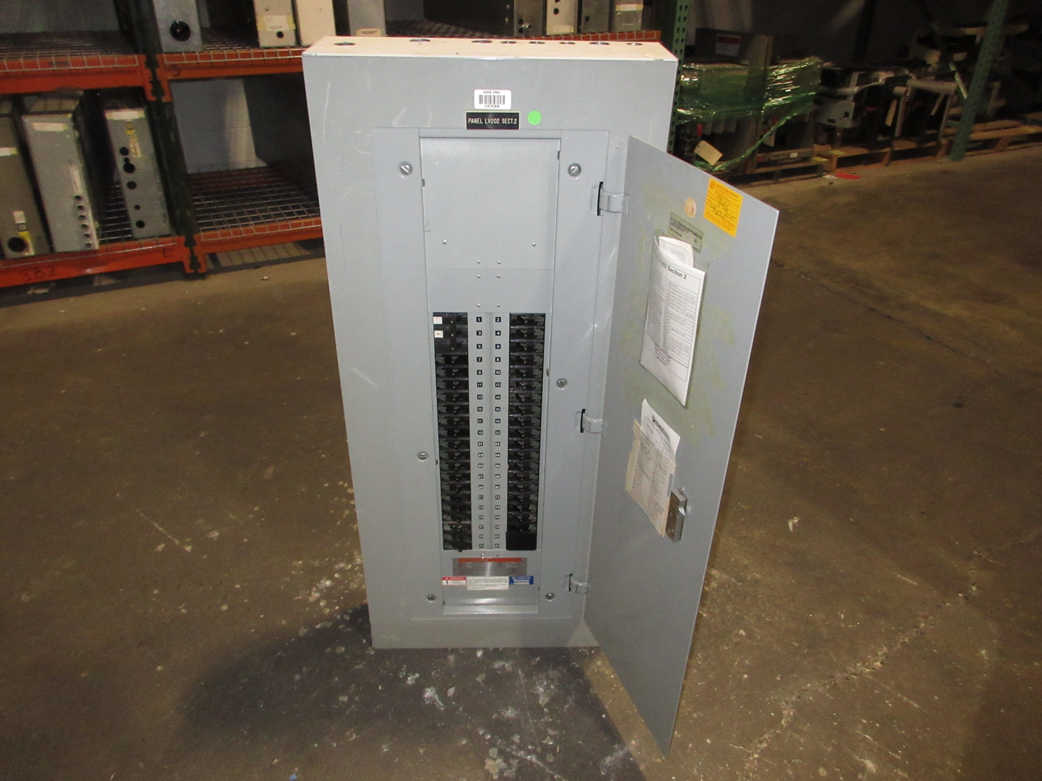 ITE Main Lug Breaker Panel CDP-7 225A Max 208/120V 3Ph 4W 42-Slot Used