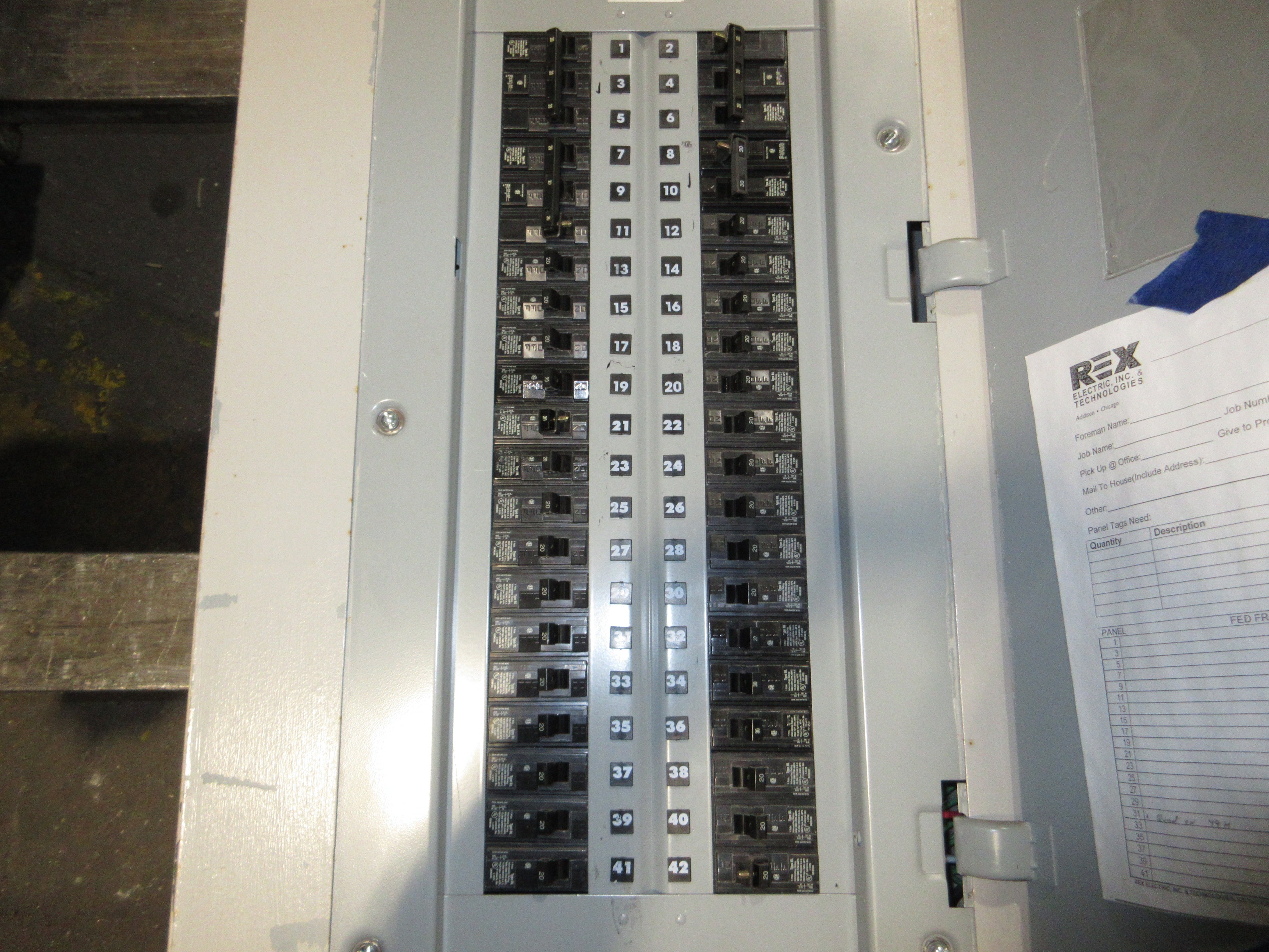 Switchboard Apparatus Inc. Main Breaker Circuit Breaker Panel PP51H-E 150A Max