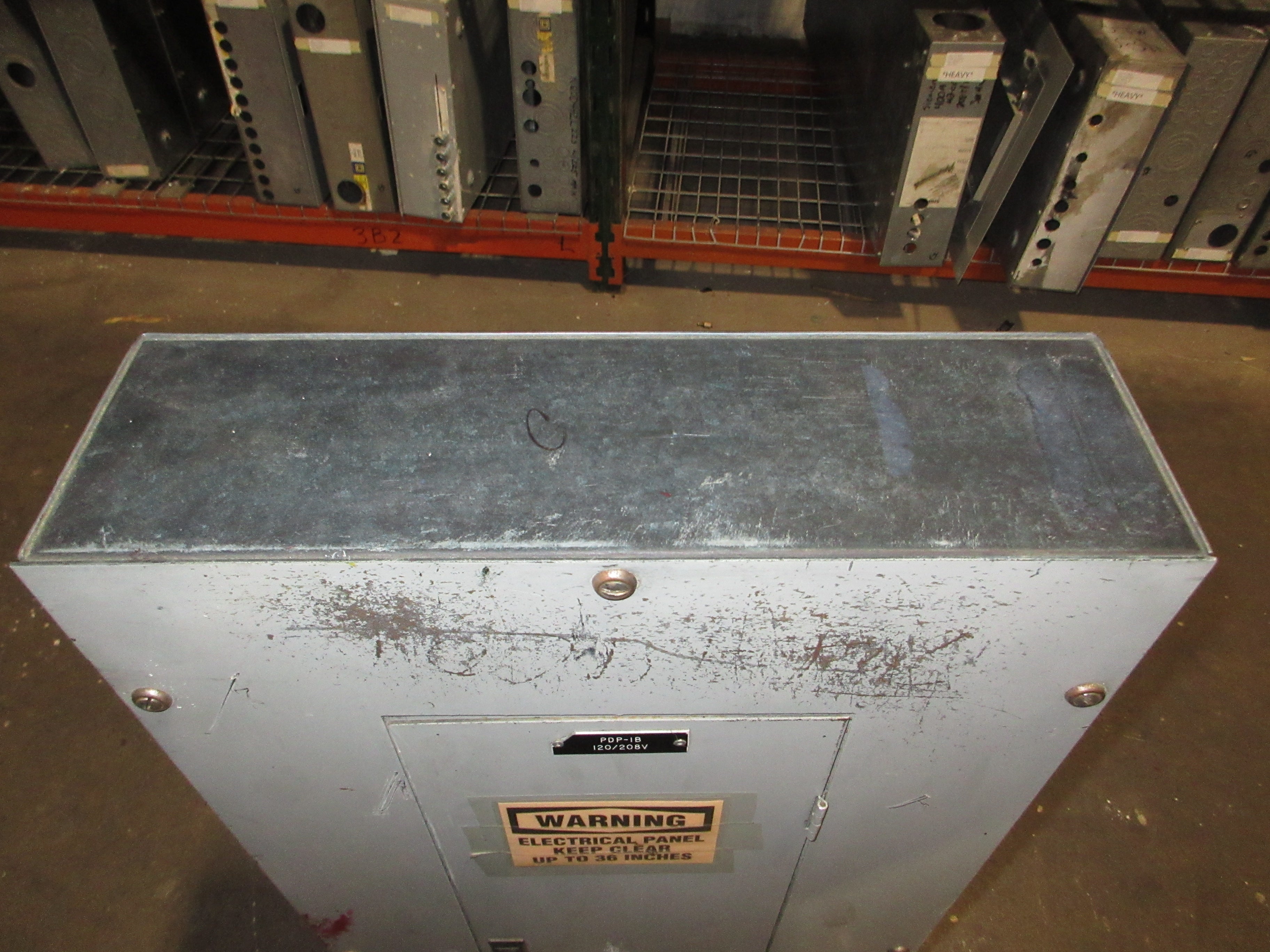 Westinghouse Main Breaker Circuit Breaker Panel 5158C03G20 208/120V 3Ph 4W Used