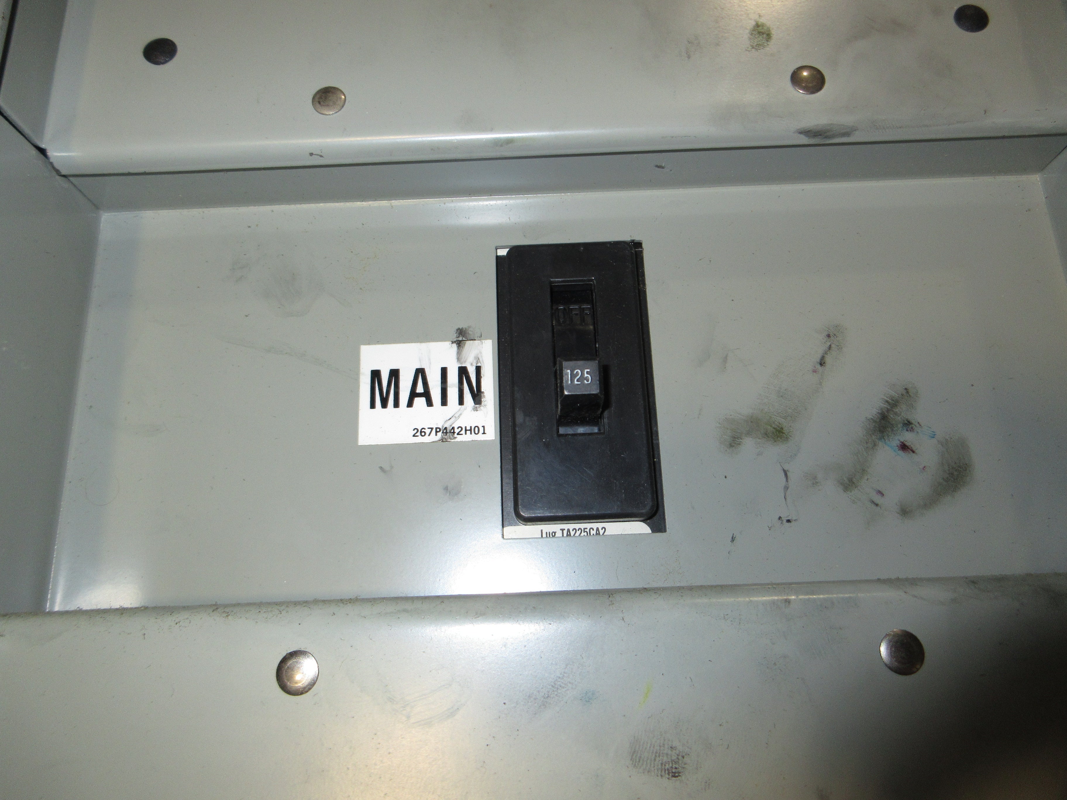 Westinghouse Main Breaker Circuit Breaker Panel 5158C03G20 208/120V 3Ph 4W Used