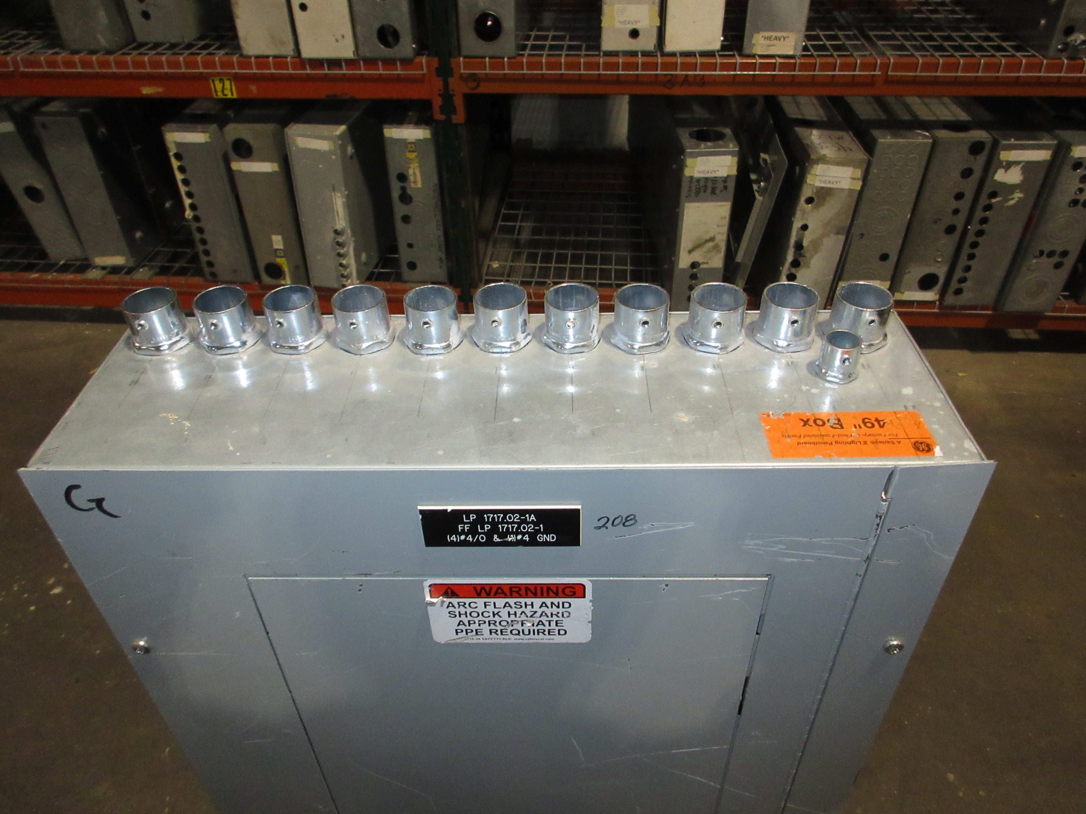 GE Main Lug Breaker Panel AQF3422MTX AXT1B7 225A Max 208Y/120V 3Ph 4W 42-Slot