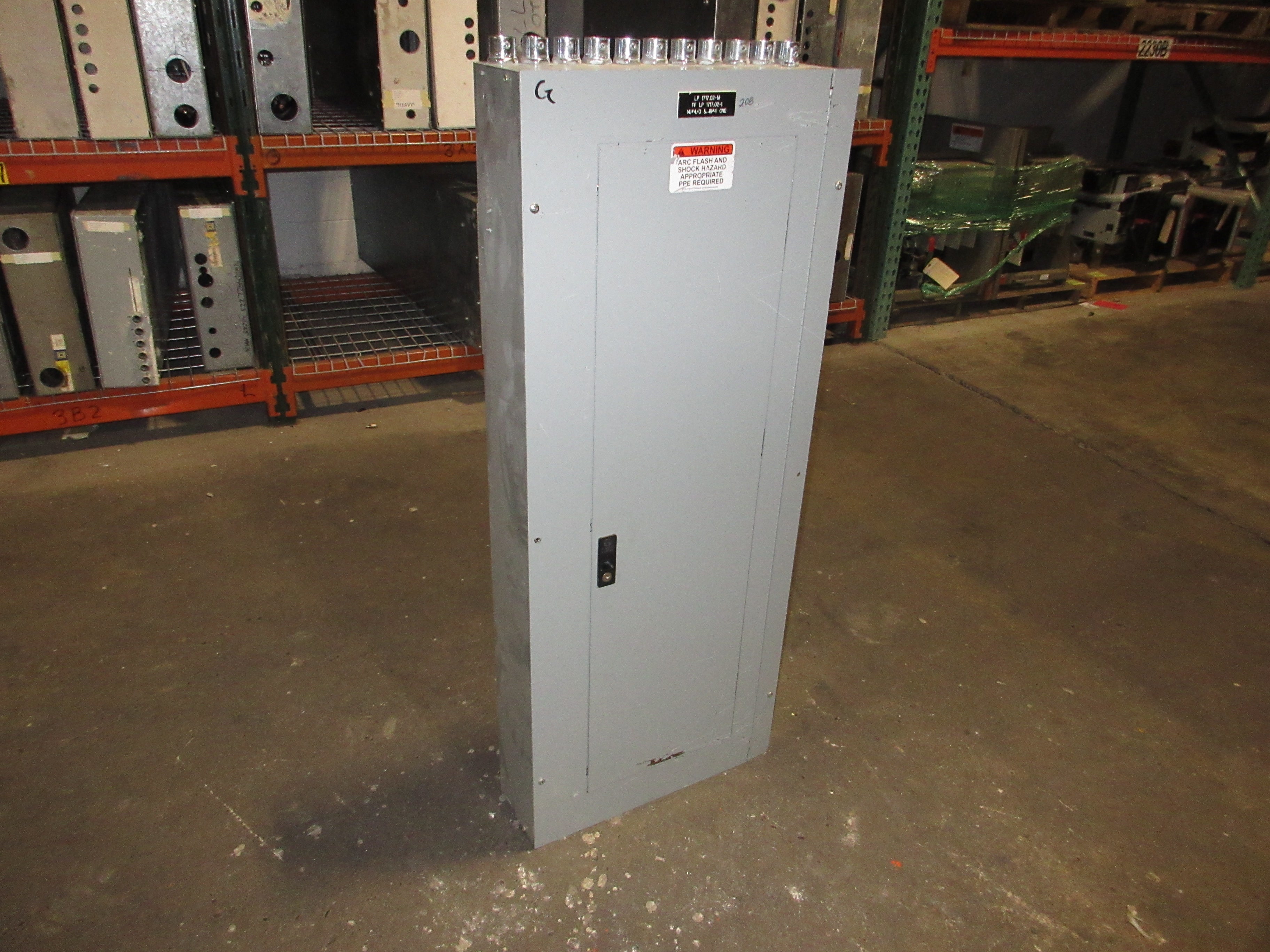 GE Main Lug Breaker Panel AQF3422MTX AXT1B7 225A Max 208Y/120V 3Ph 4W 42-Slot