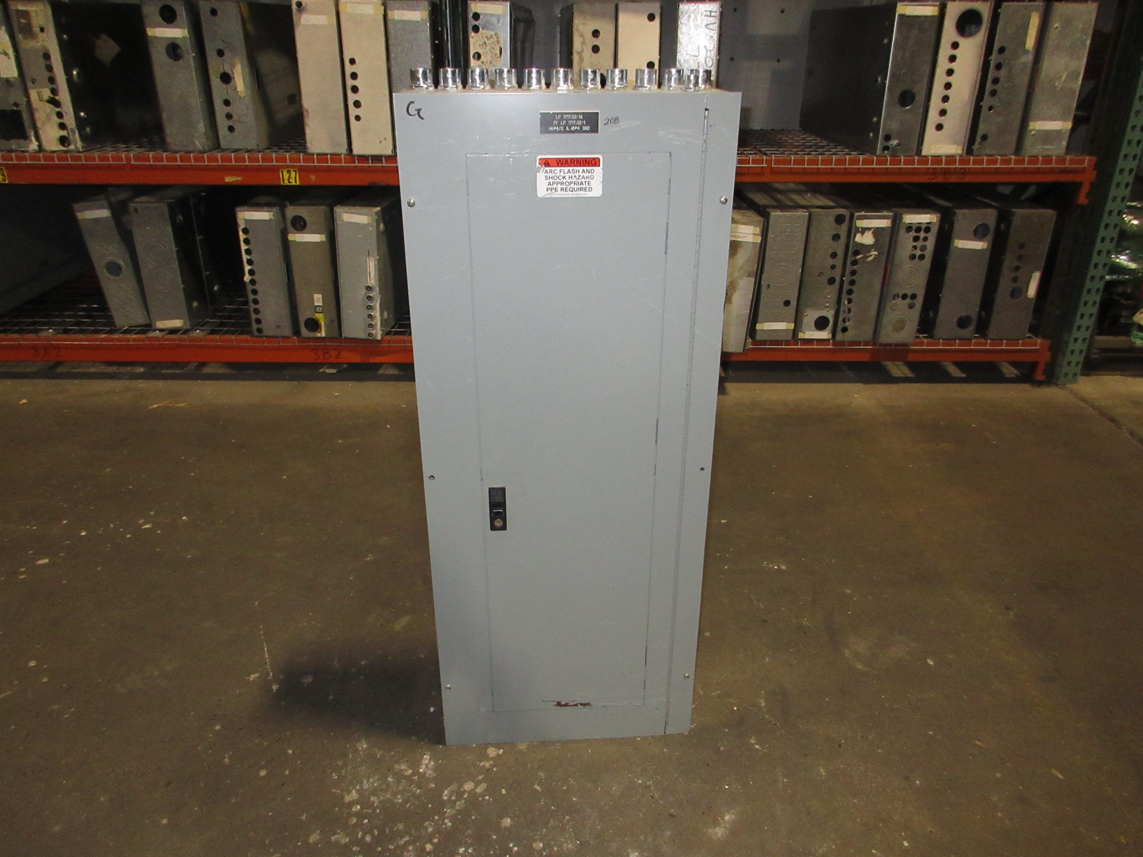 GE Main Lug Breaker Panel AQF3422MTX AXT1B7 225A Max 208Y/120V 3Ph 4W 42-Slot