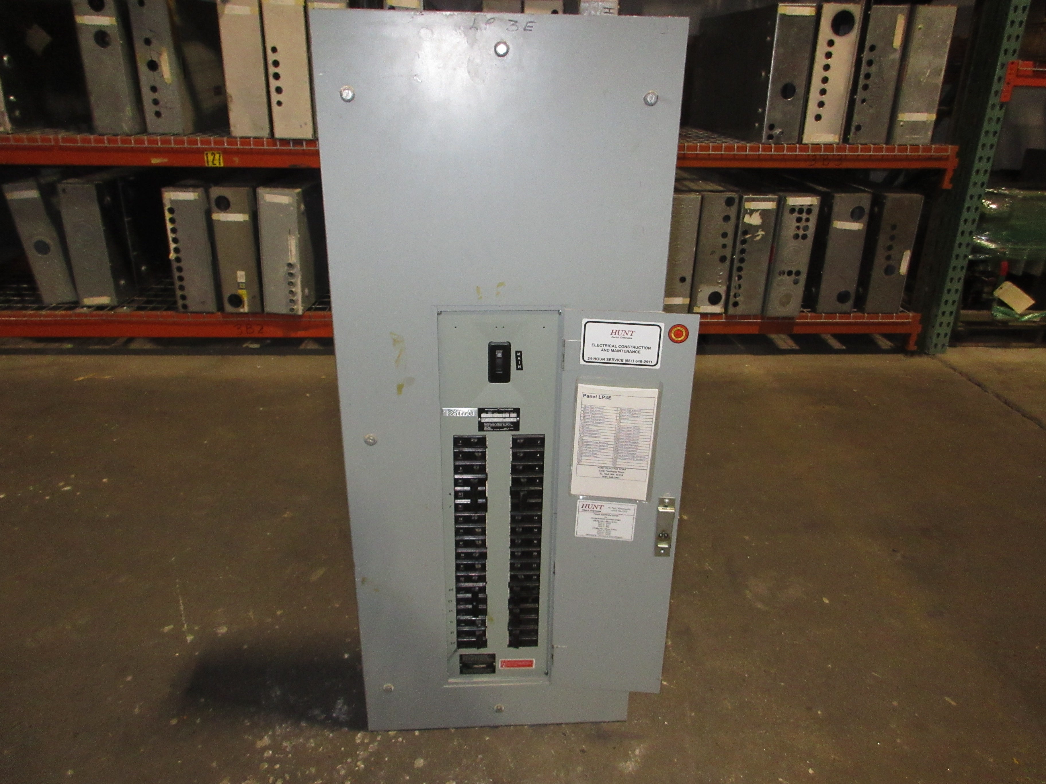 Westinghouse Main Breaker Circuit Breaker Panel MP-83420 225A Max 120/208V Used