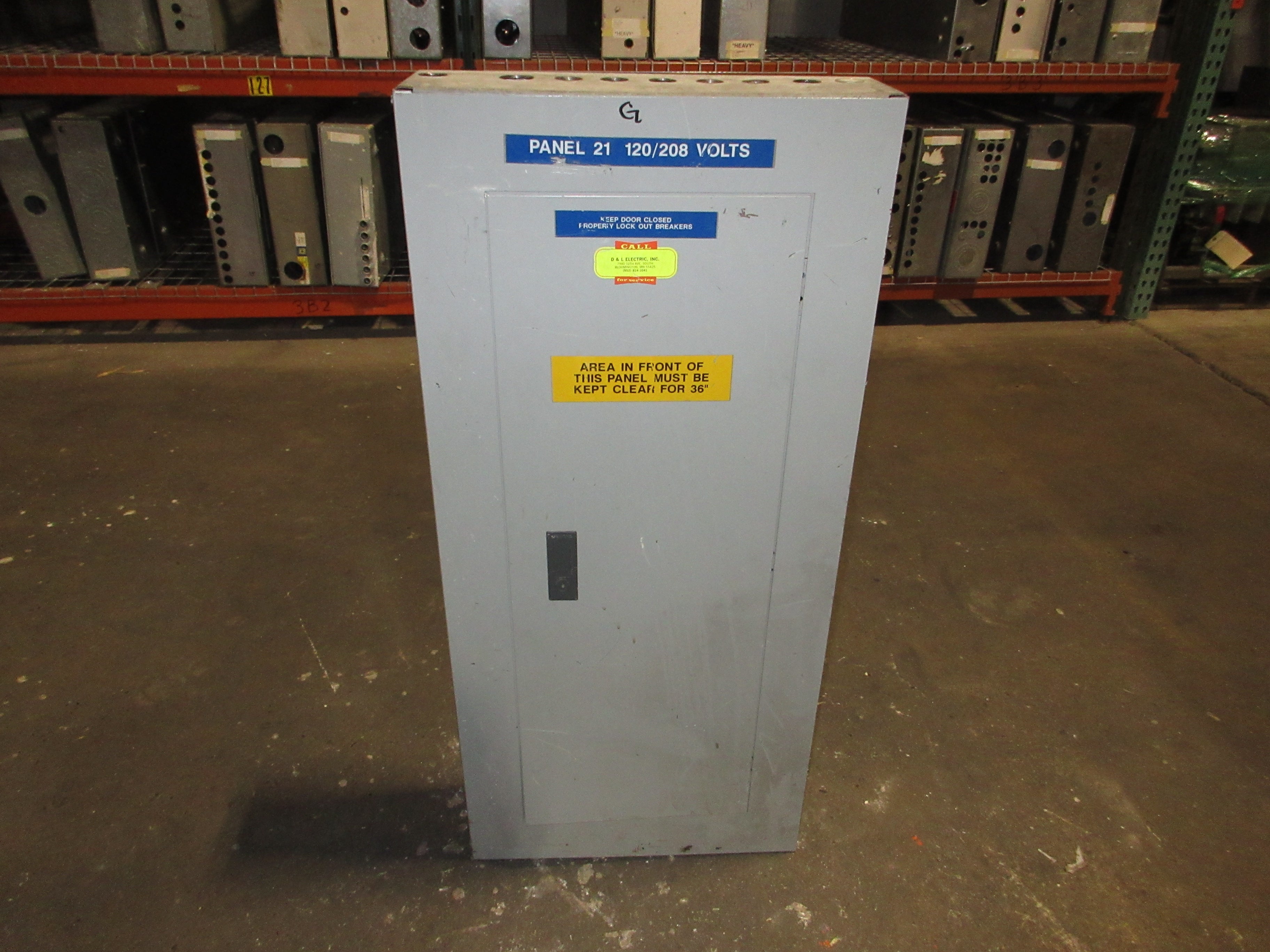 Siemens Main Lug Breaker Panel I1X42MC250A 250A Max 208Y/120V 3Ph 4W 42-Slot
