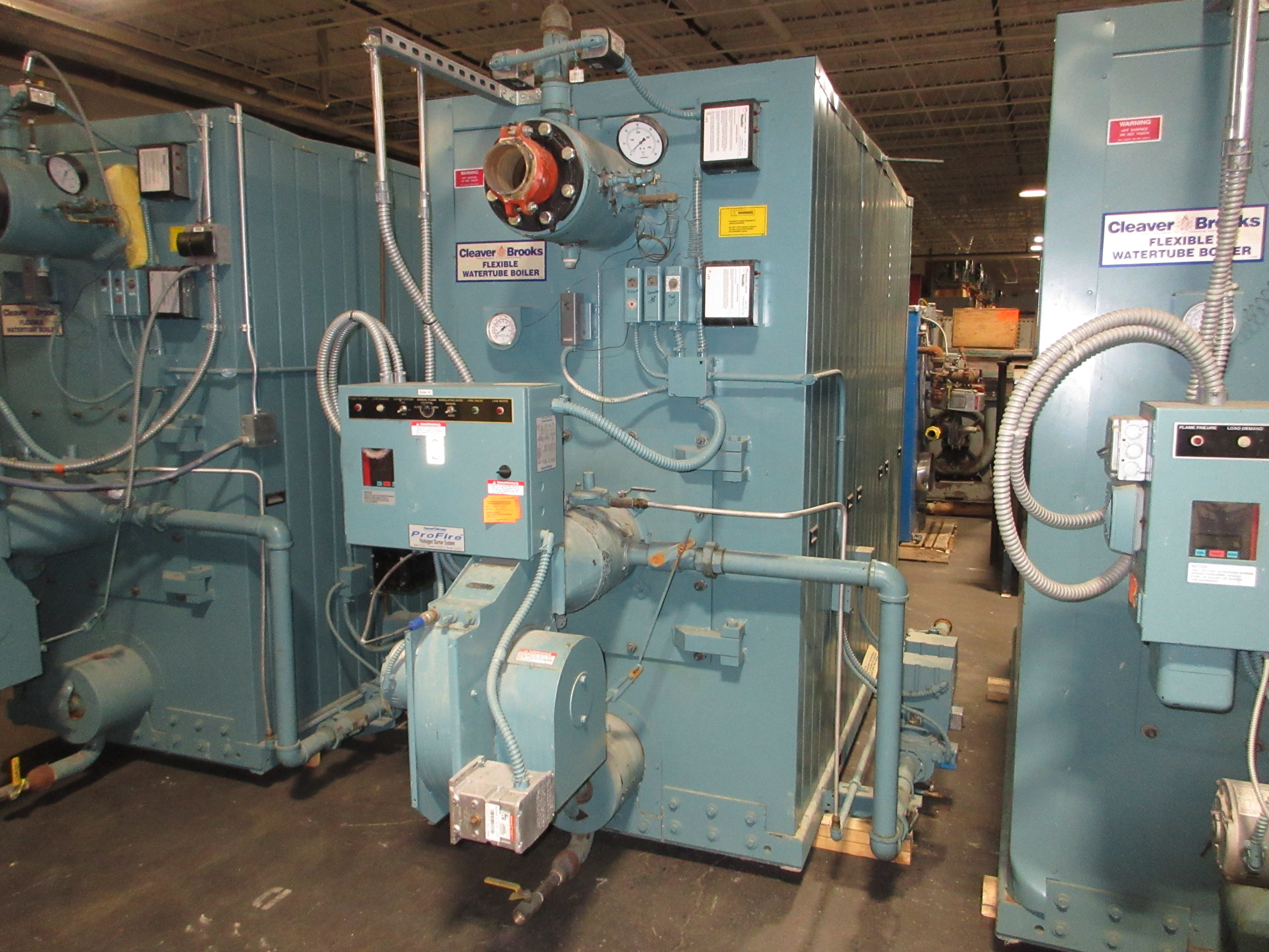 Cleaver Brooks Flexible Watertube Boiler FLX-700-400-160HW 4000MBH Max Hot Water