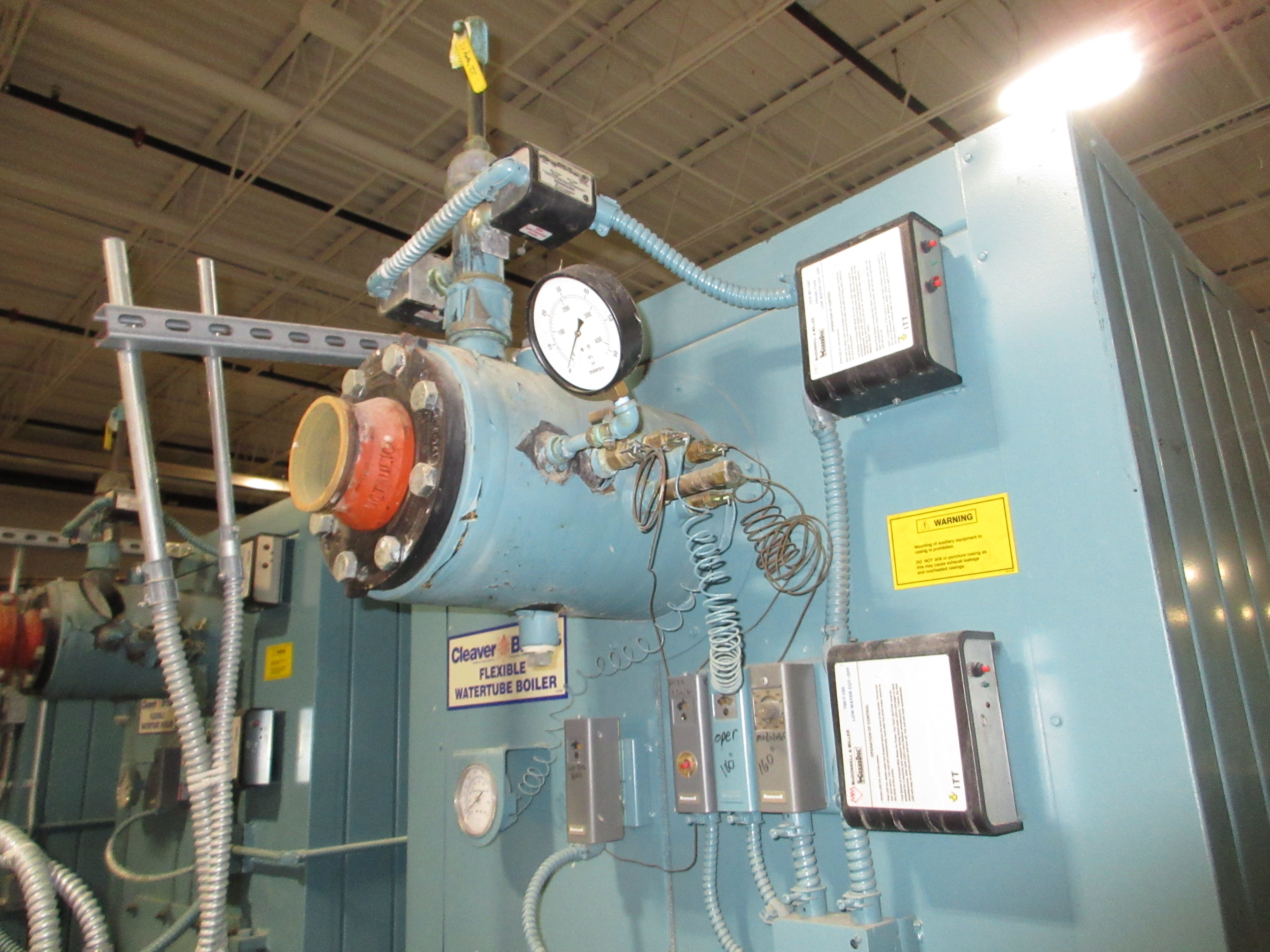 Cleaver Brooks Flexible Watertube Boiler FLX-700-400-160HW 4000MBH Max Hot Water