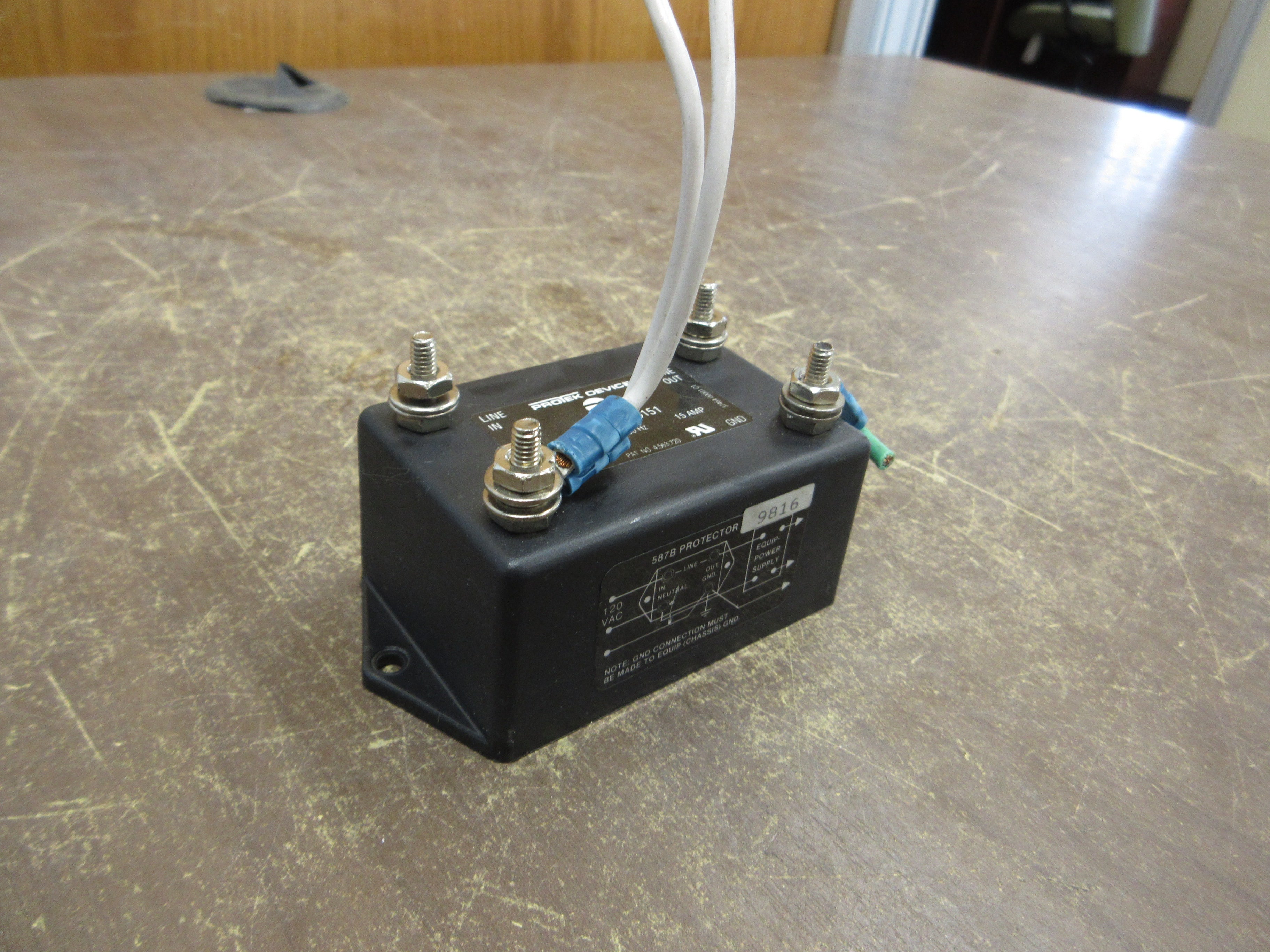 ProTek Devices Surge Suppressor 587B151 120V 50/60Hz 15A Used