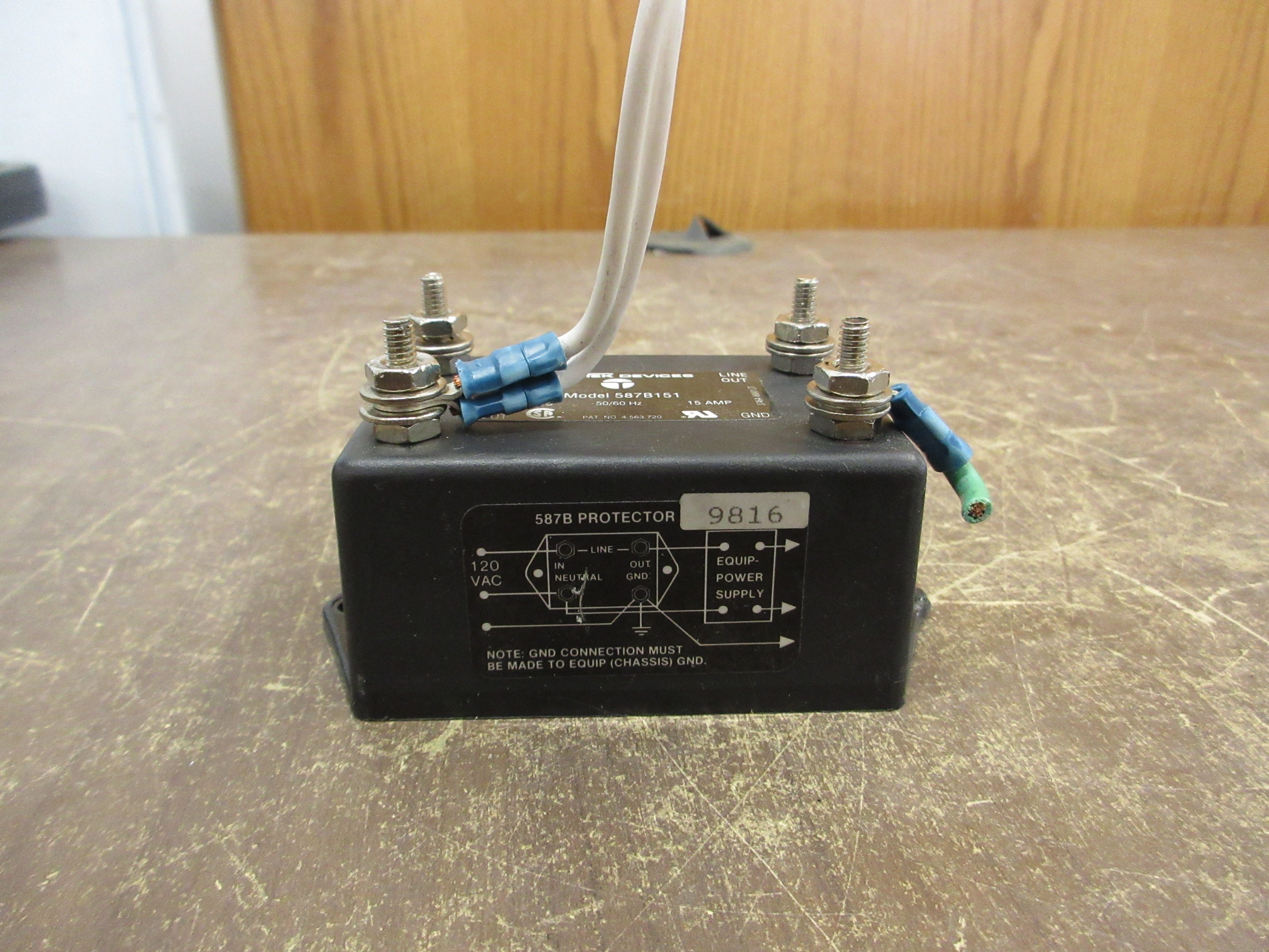 ProTek Devices Surge Suppressor 587B151 120V 50/60Hz 15A Used