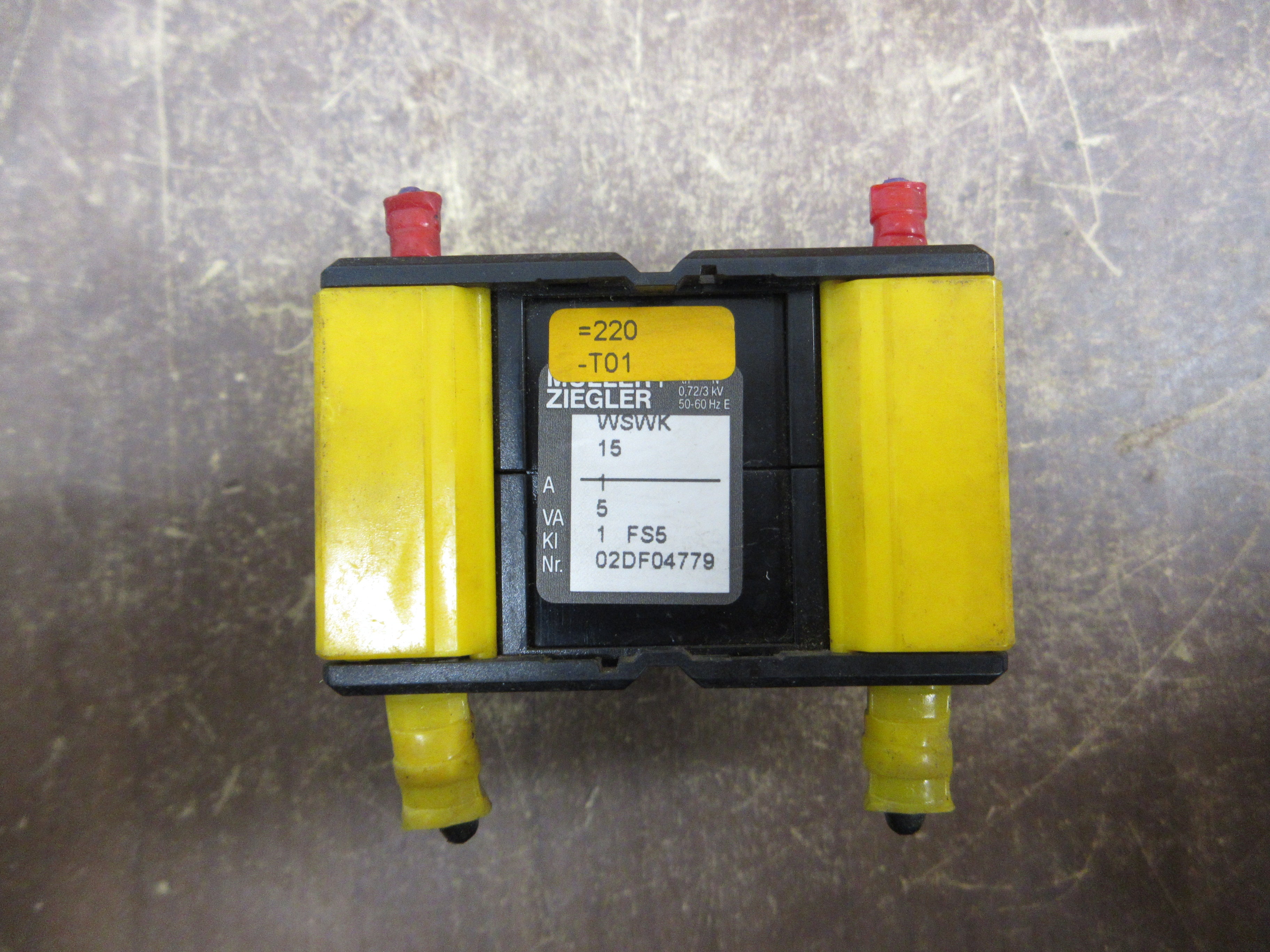 Muller + Ziegler Relay WSWK 15 5VA Used