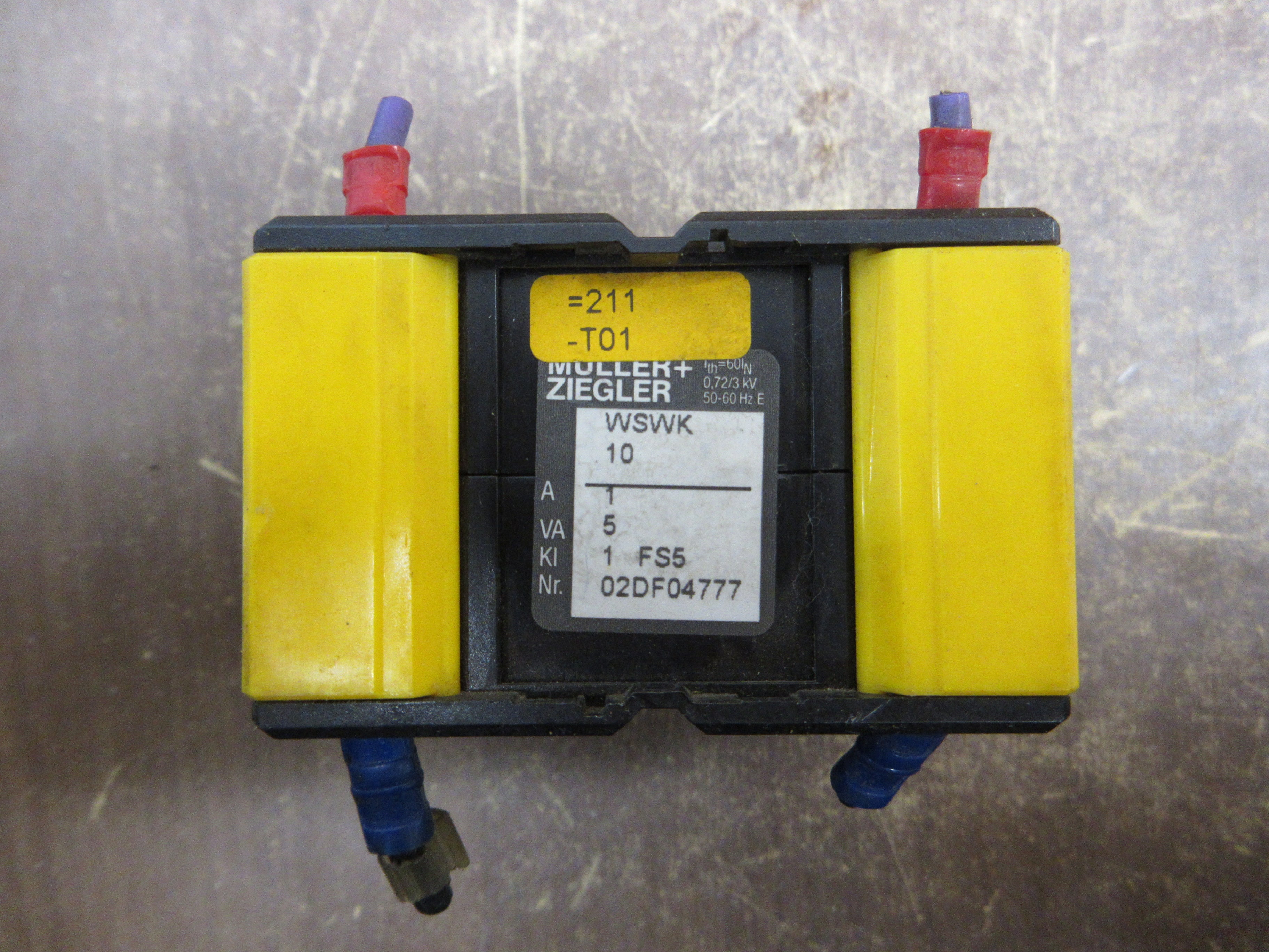 Muller + Ziegler Relay WSWK 10 5VA Used