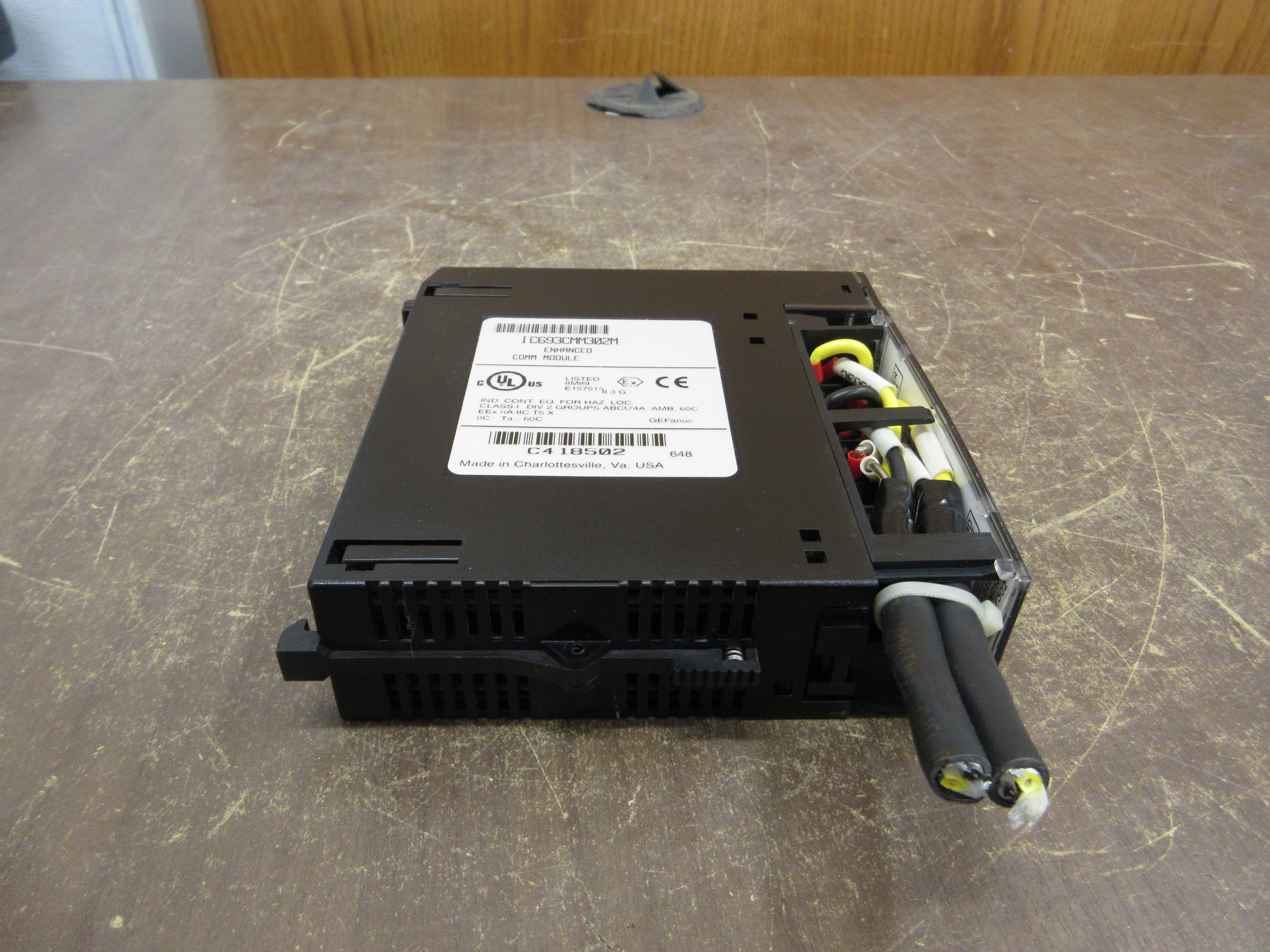 GE Fanuc Enhanced Communications Module IC693CMM302M Used