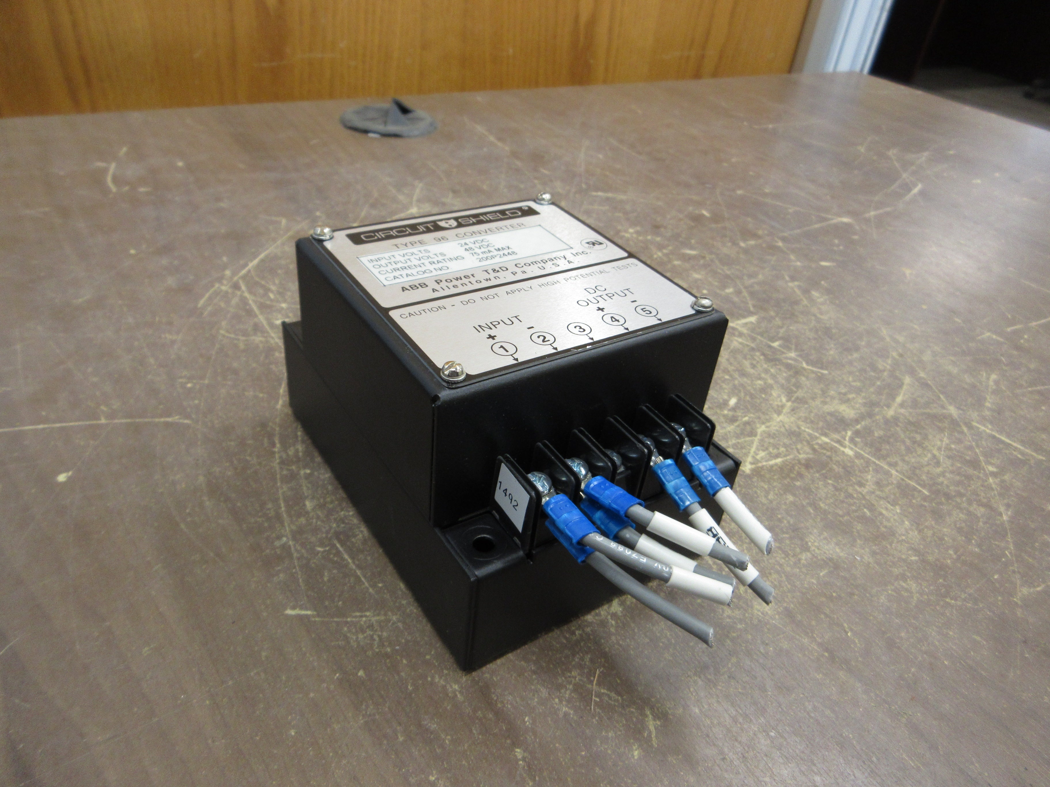 ABB Circuit Shield Type 96 Converter 200P2448 Input: 24VDC Output: 48VDC 75mA