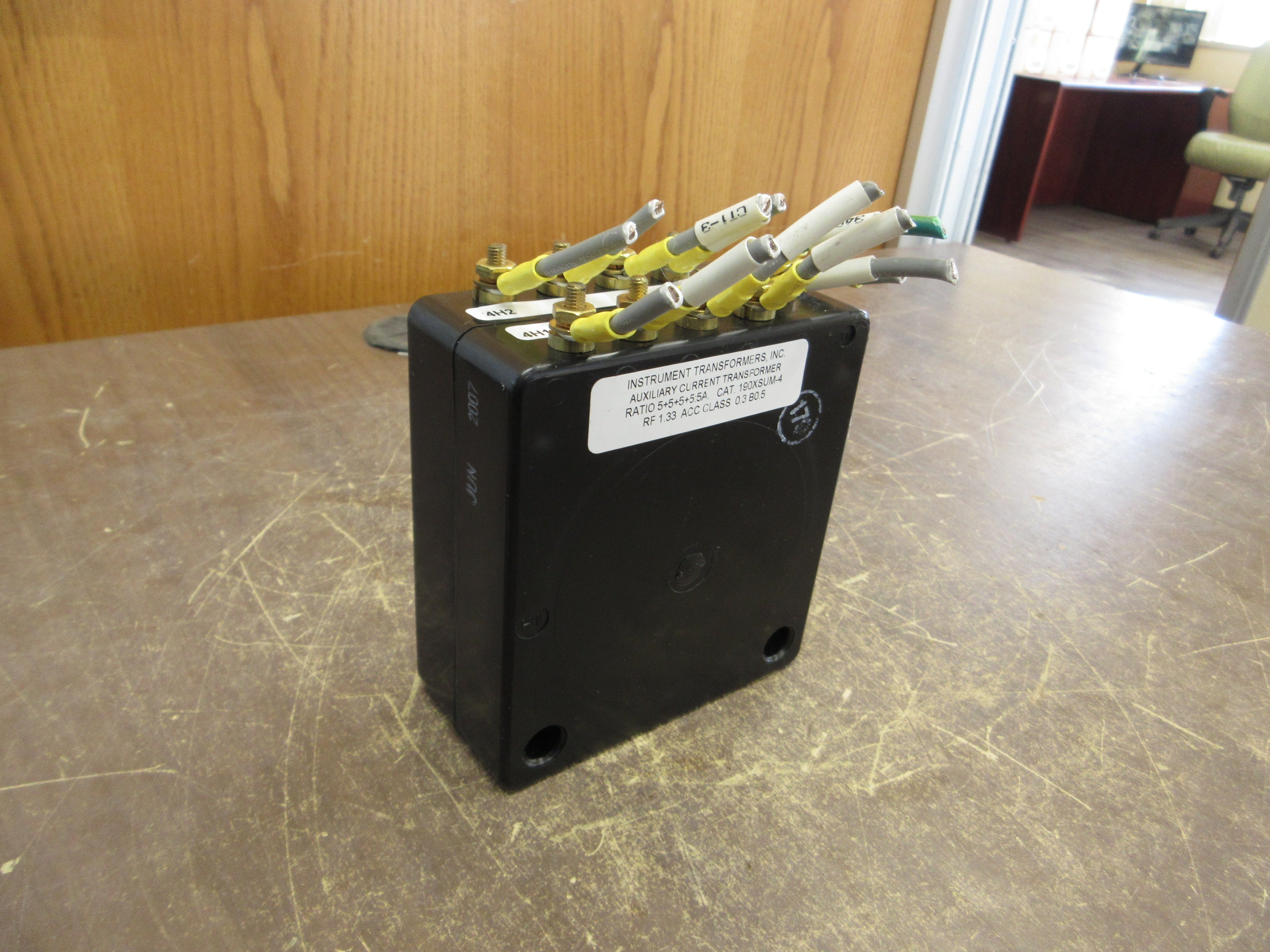 Instrument Transformers Auxiliary Current Transformer 190XSUM-4 Ratio 5+5+5+5:5A