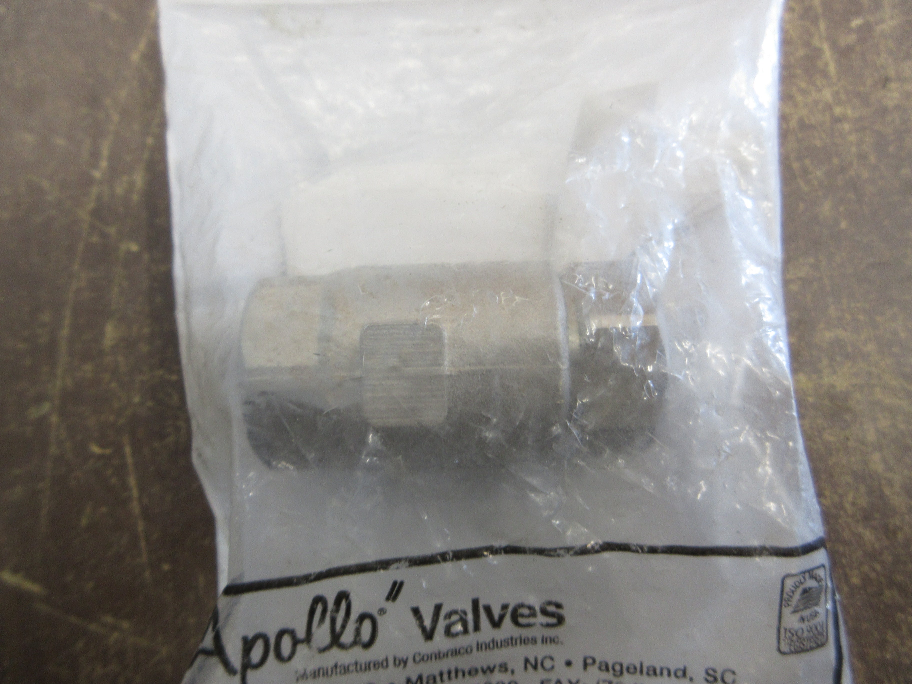 Conbraro Apollo Stainless Steel Check Valve 62-102-01 Size: 3/8" New Surplus