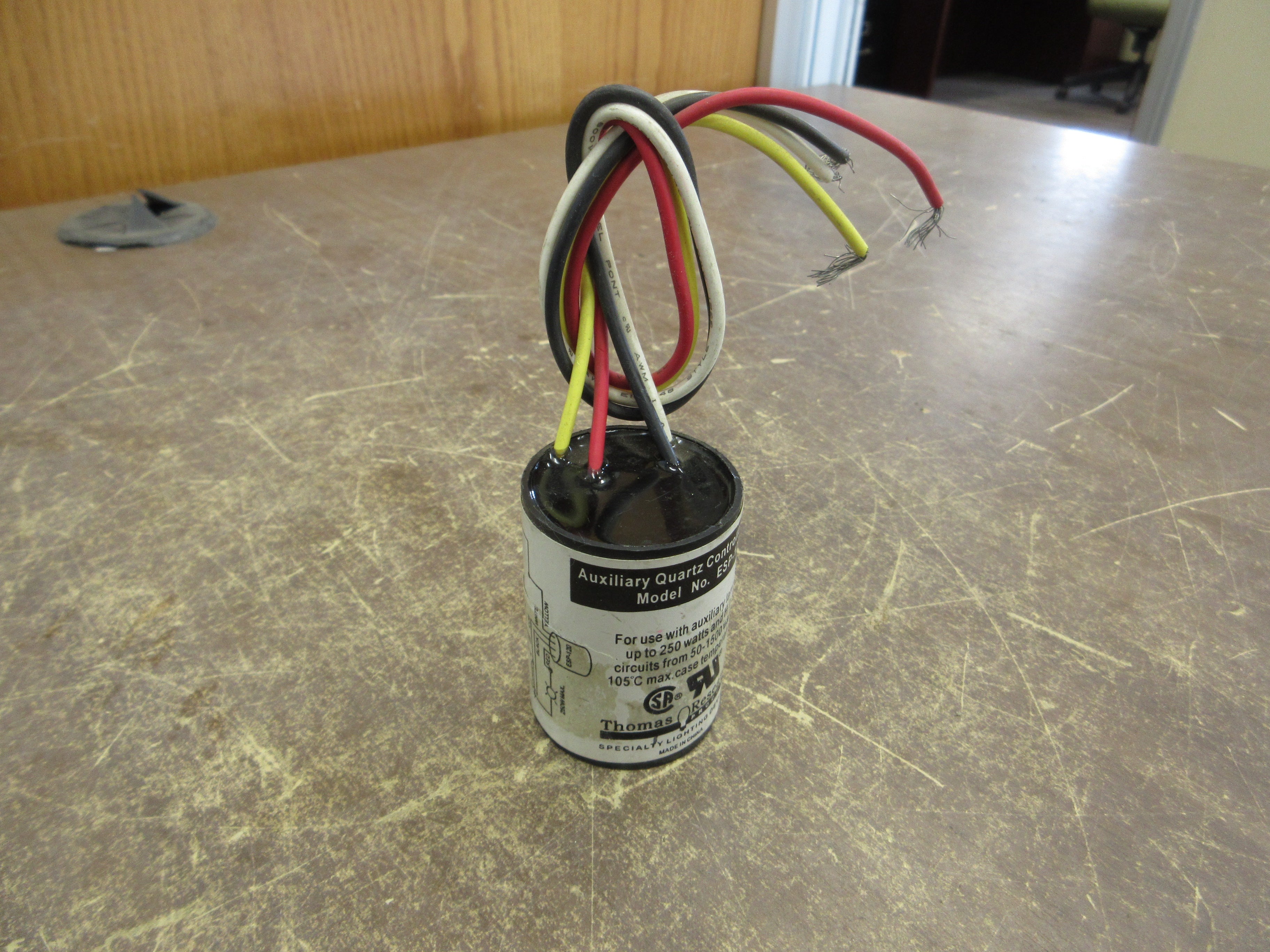 Thomas Research Auxiliary Quartz Controller ESP-120 Aux Lamps: 250W Used