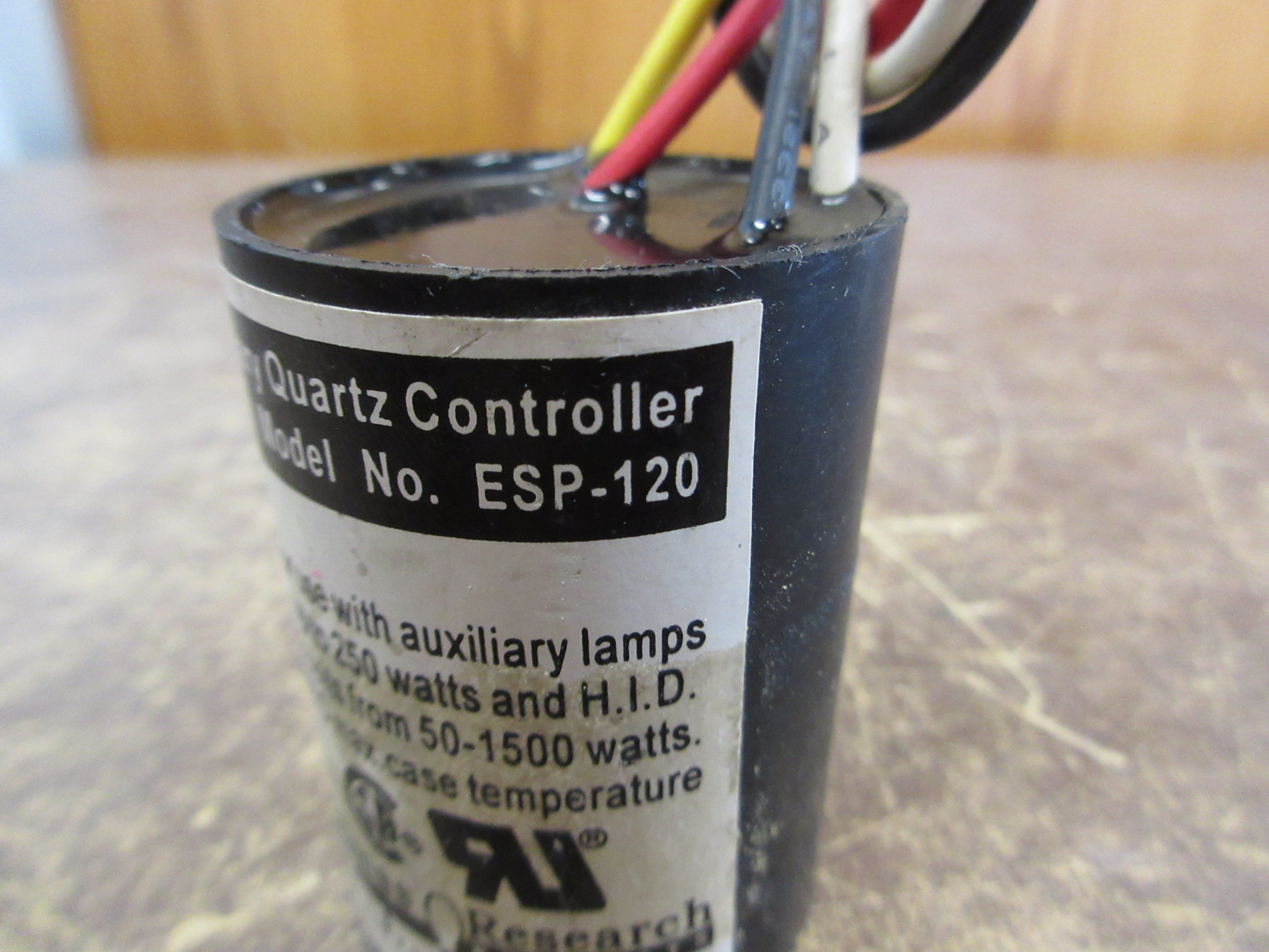 Thomas Research Auxiliary Quartz Controller ESP-120 Aux Lamps: 250W Used