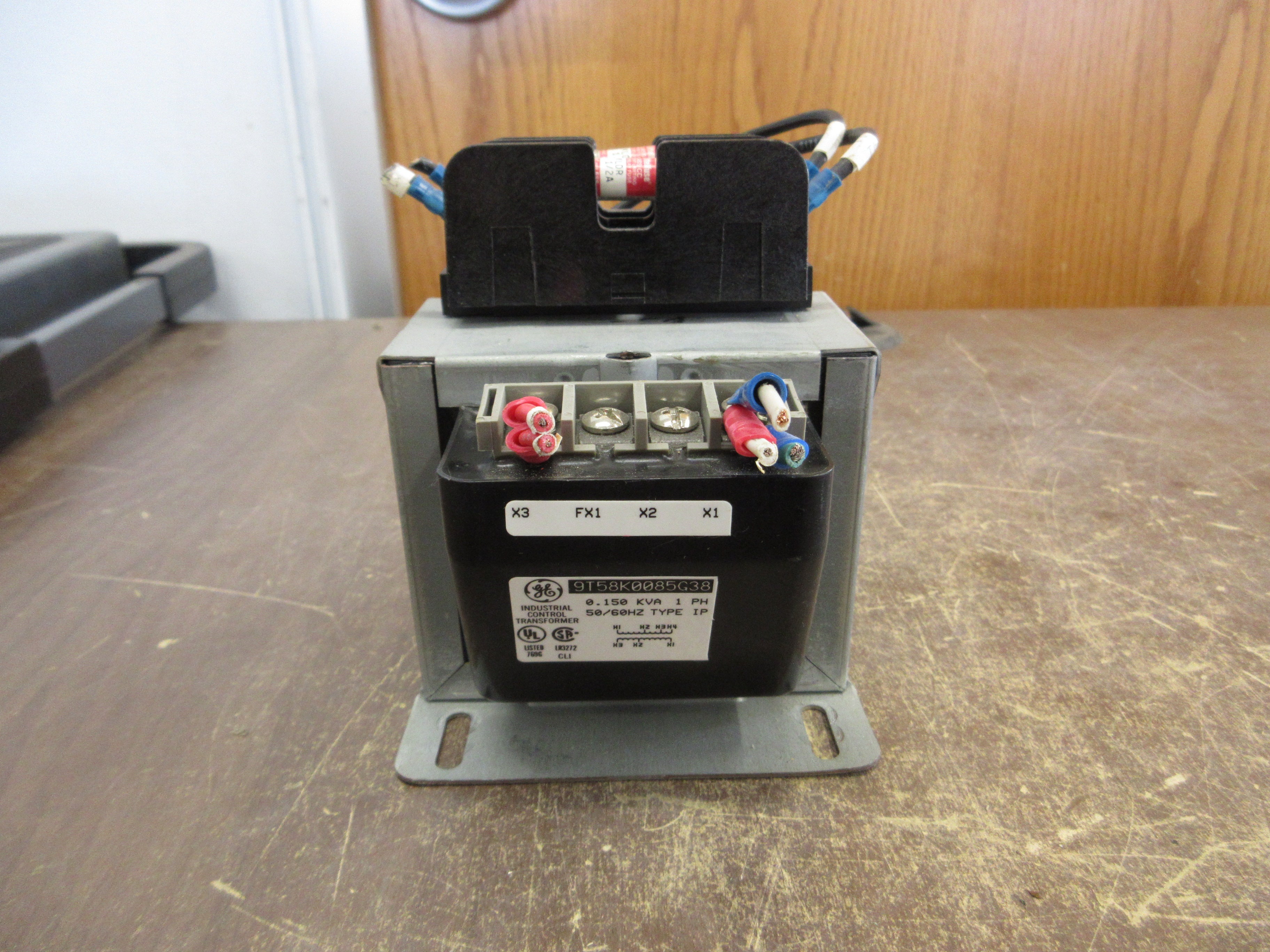 GE Control Transformer 9T58K0085G38 0.150kVA Pri: 208/277/380V Sec: 95/115V Used