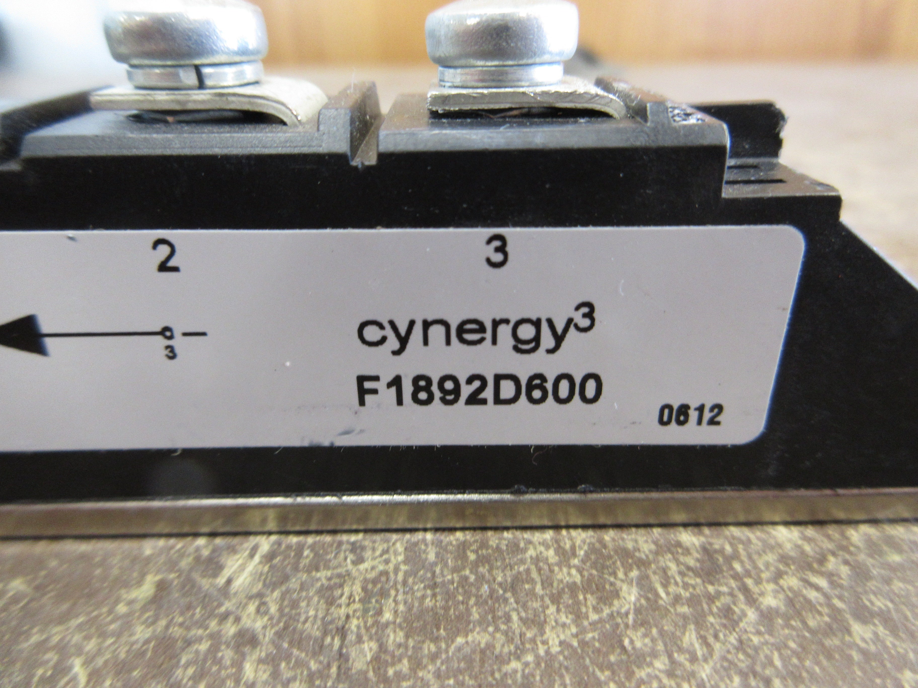 Crydom Cynergy 3 Diode Module F1892D600 Used