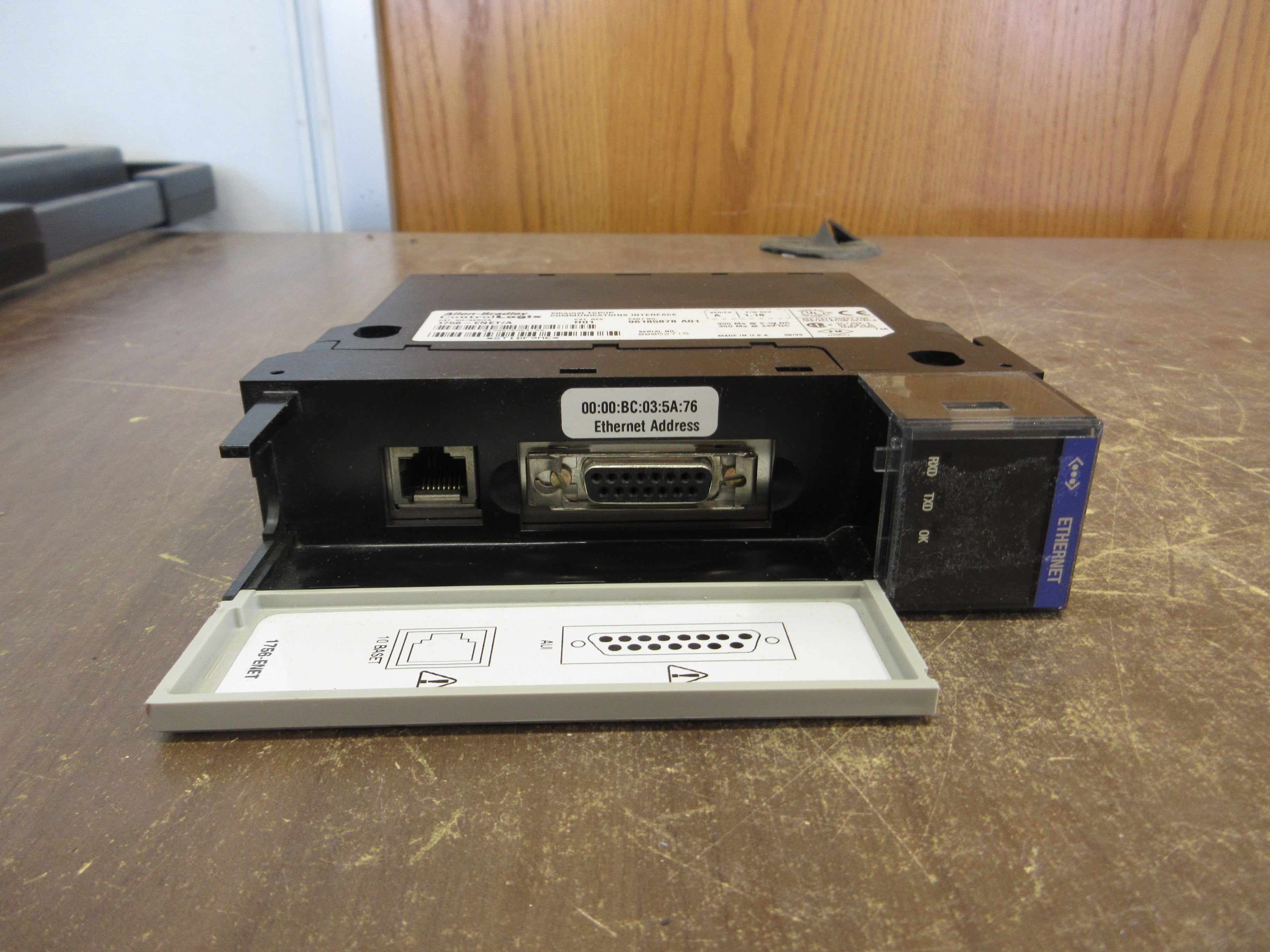 Allen-Bradley ControlLogix Ethernet TCP/IP Comm. Interface 1756-ENET Ser. A Used
