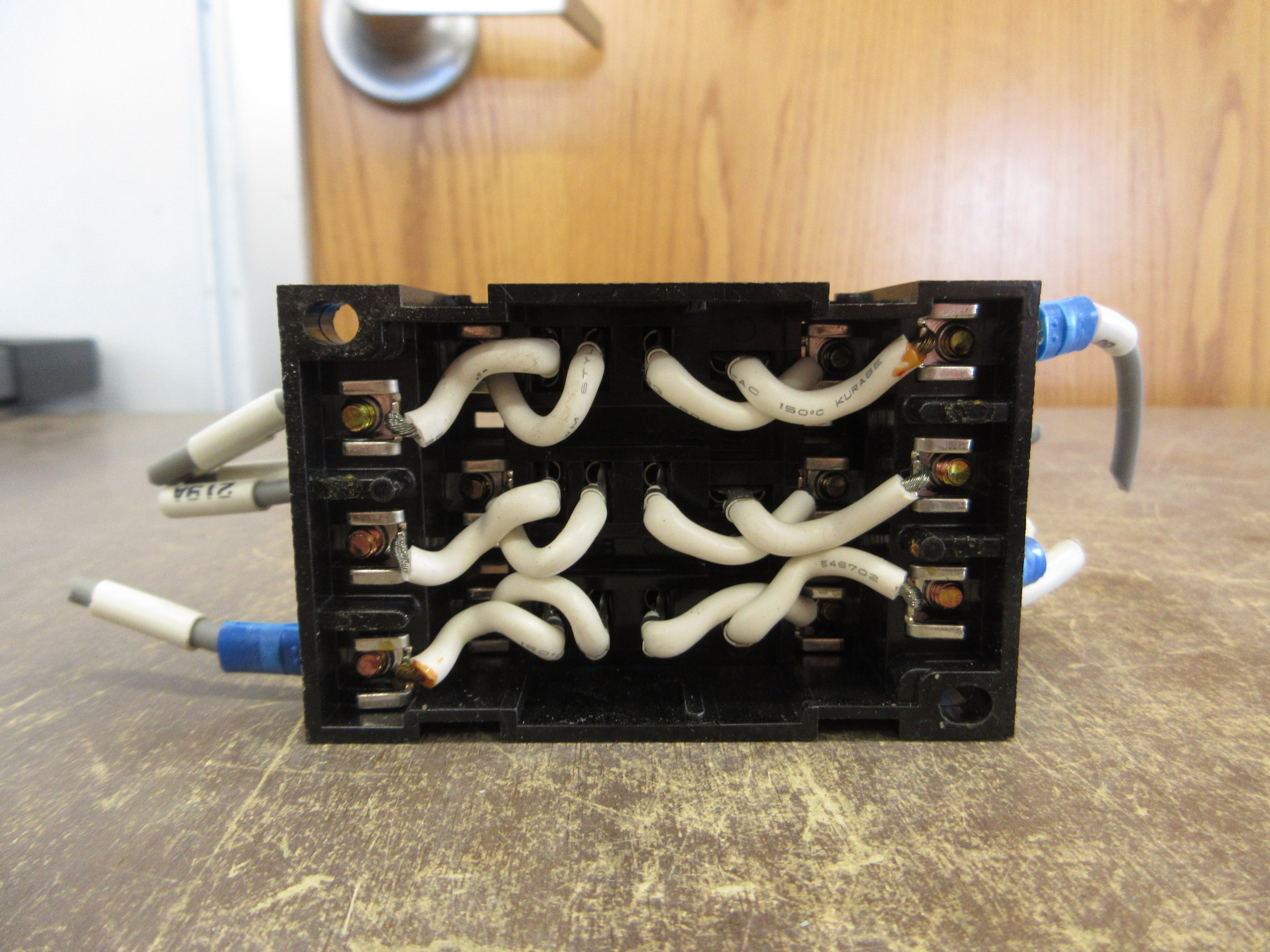 NAiS Relay HG3-DC24V 24VDC Coil w/Base *Missing Bottom Cover* Used