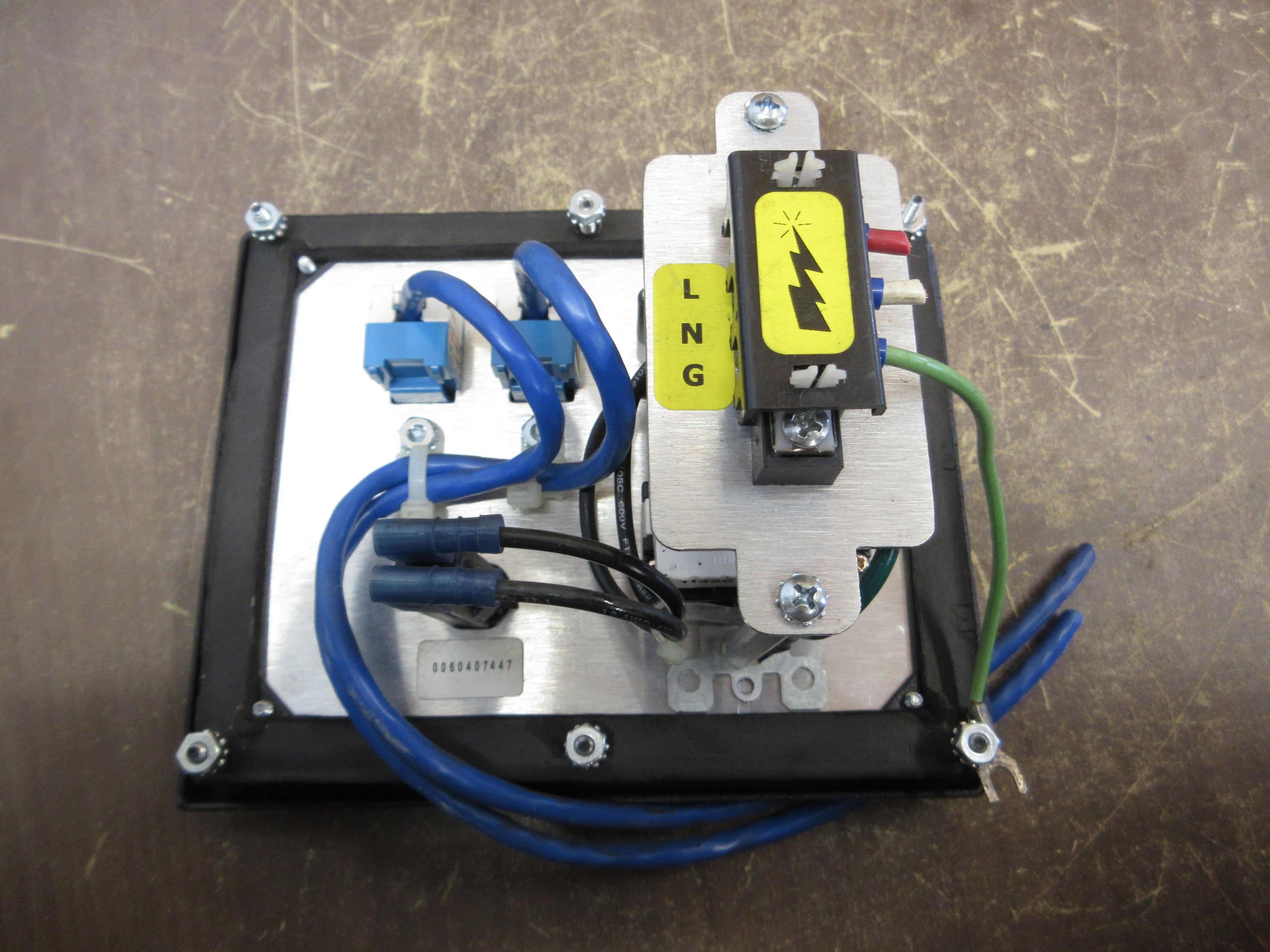 Hoffman Data Interface Panel HGF5ETHETH Type 4,12 Enclosure Used