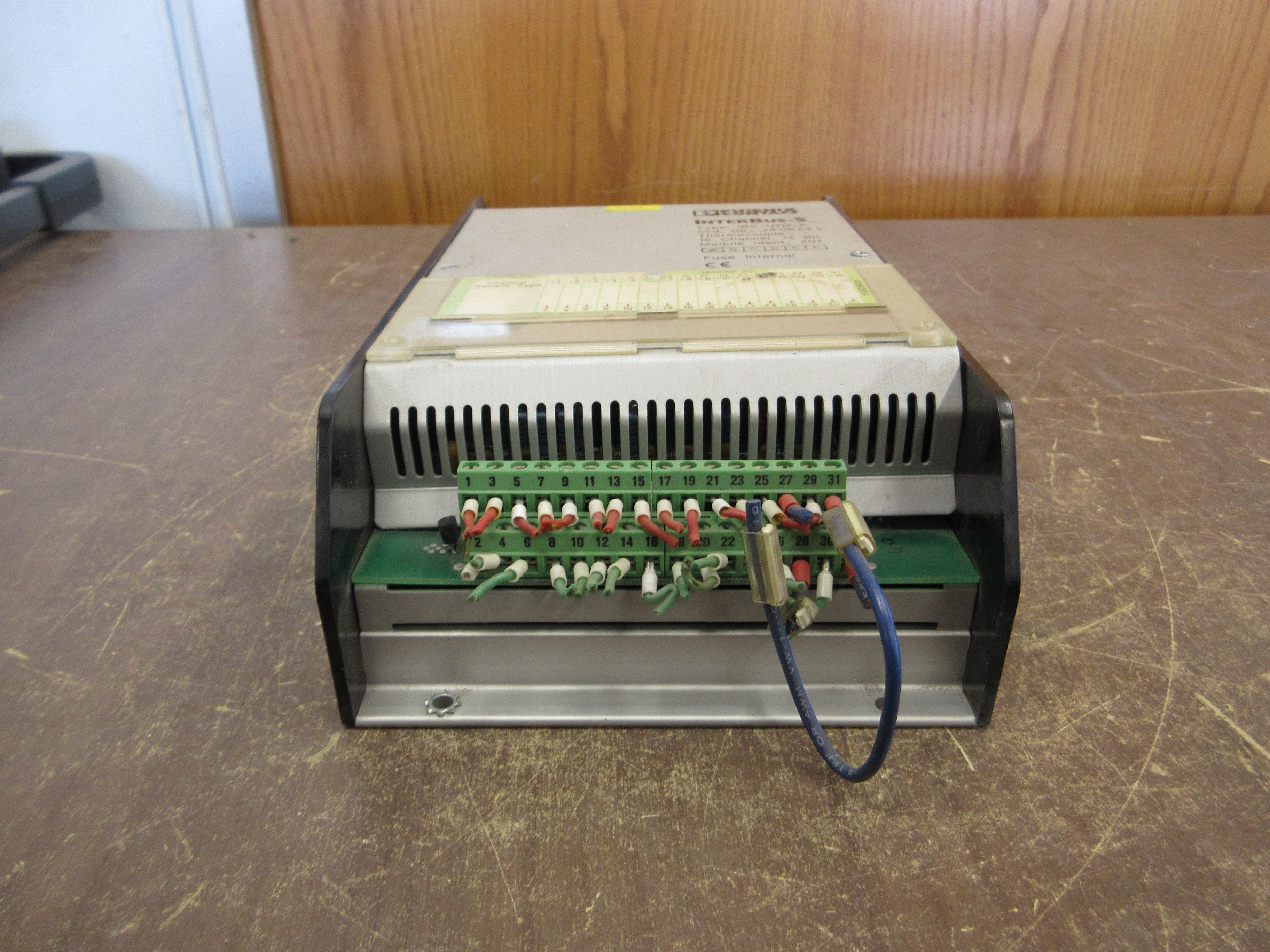Phoenix Contact InterBus-S Thermocouple IBS UTK-K 16-Channel 12-Bit Used