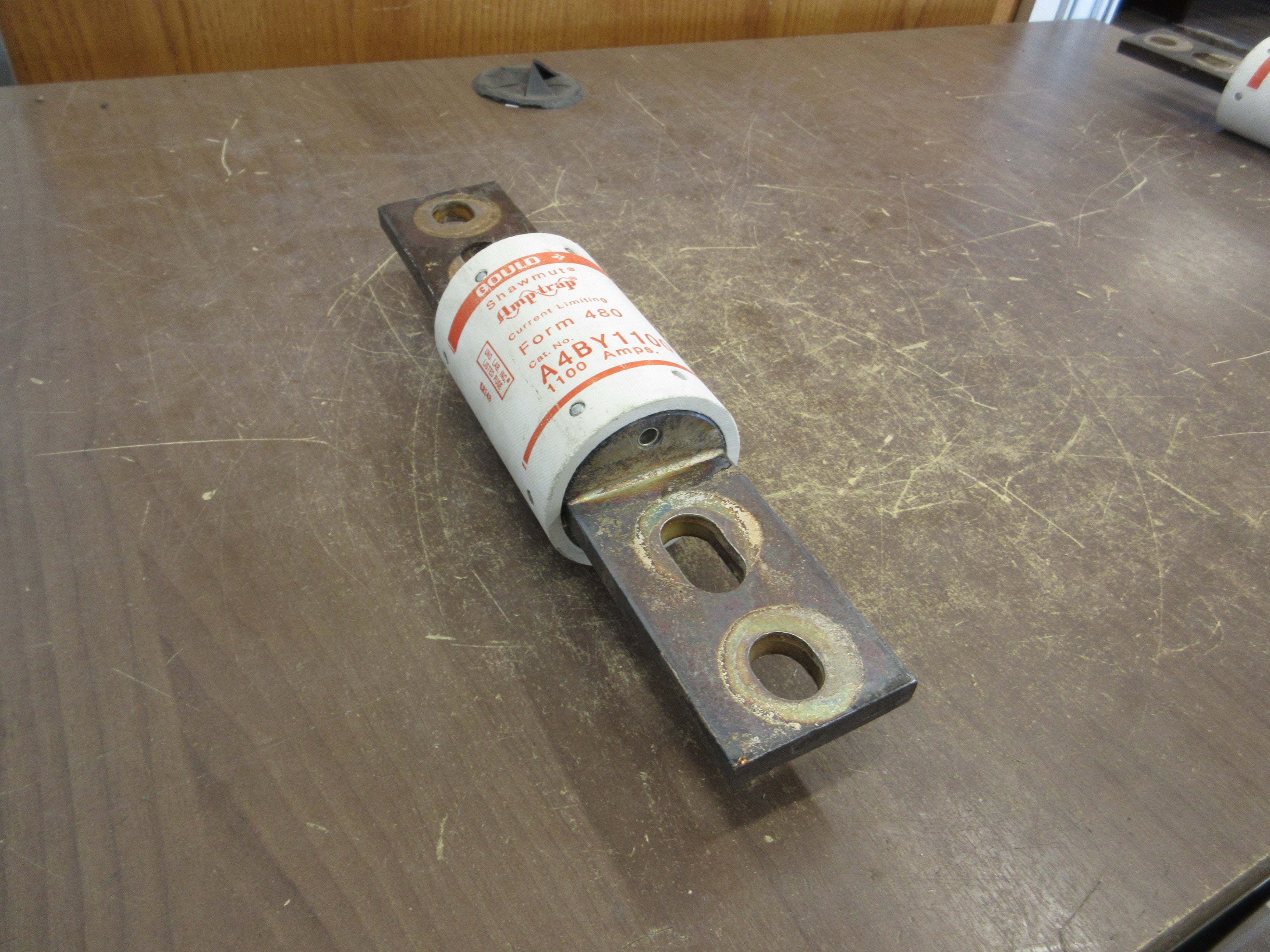 Gould Shawmut Amp-Trap Fuse A4BY1100 1100A 600V Used