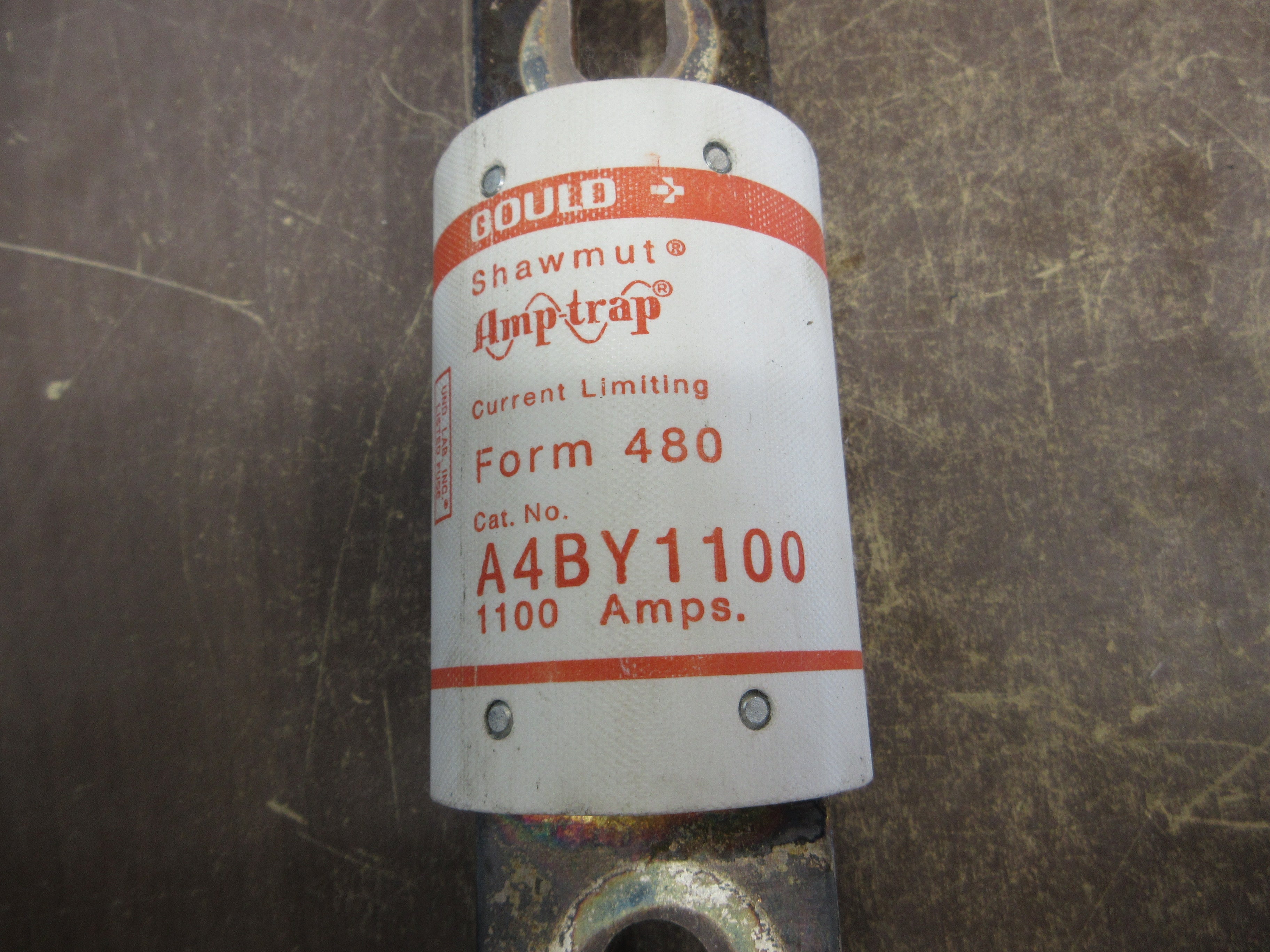 Gould Shawmut Amp-Trap Fuse A4BY1100 1100A 600V Used