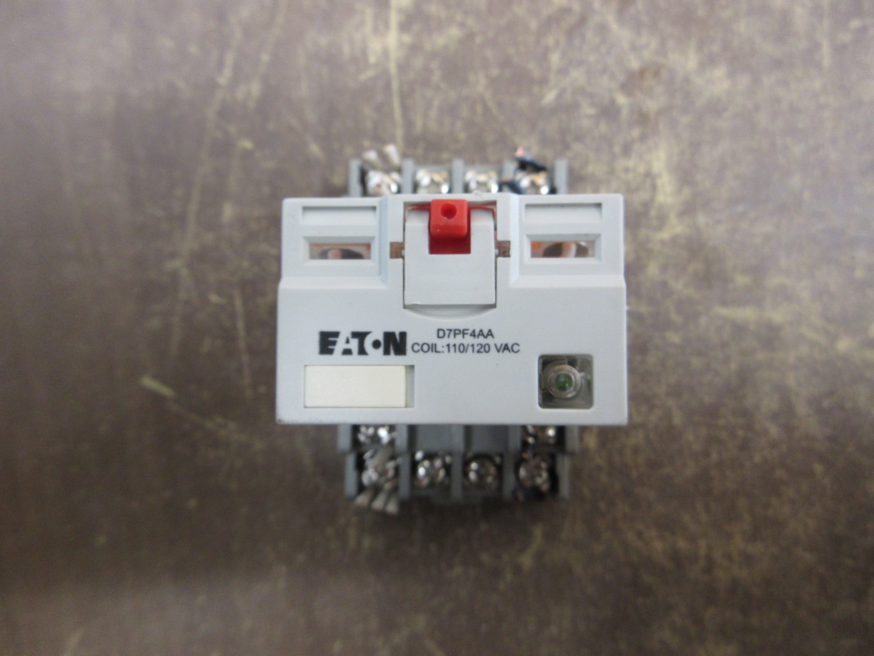 Eaton Relay D7PF4AA 110/120V Coil w/ Base Used
