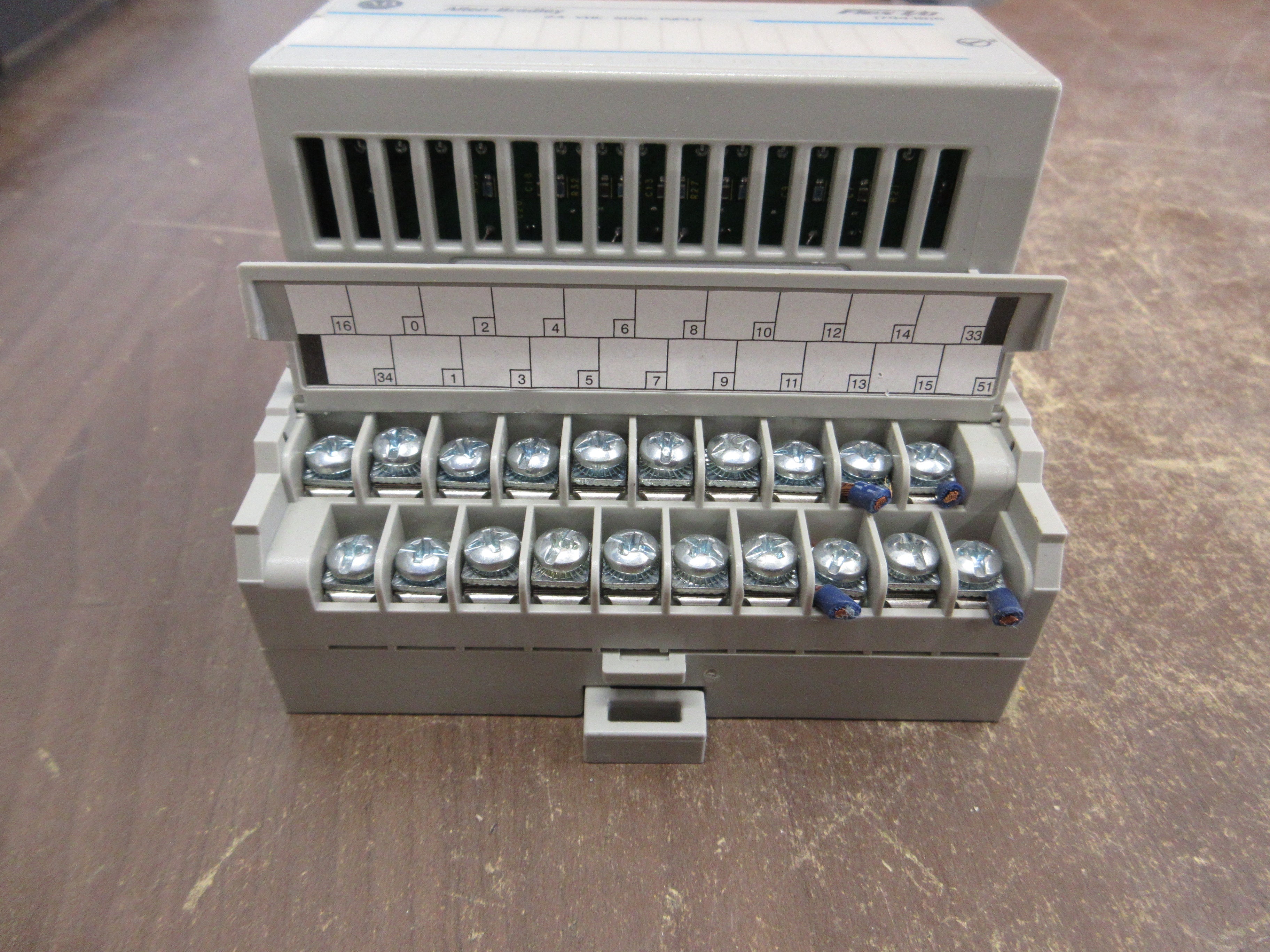 Allen-Bradley 24VDC Sink Input Flex I/O 1794-IB16 Used