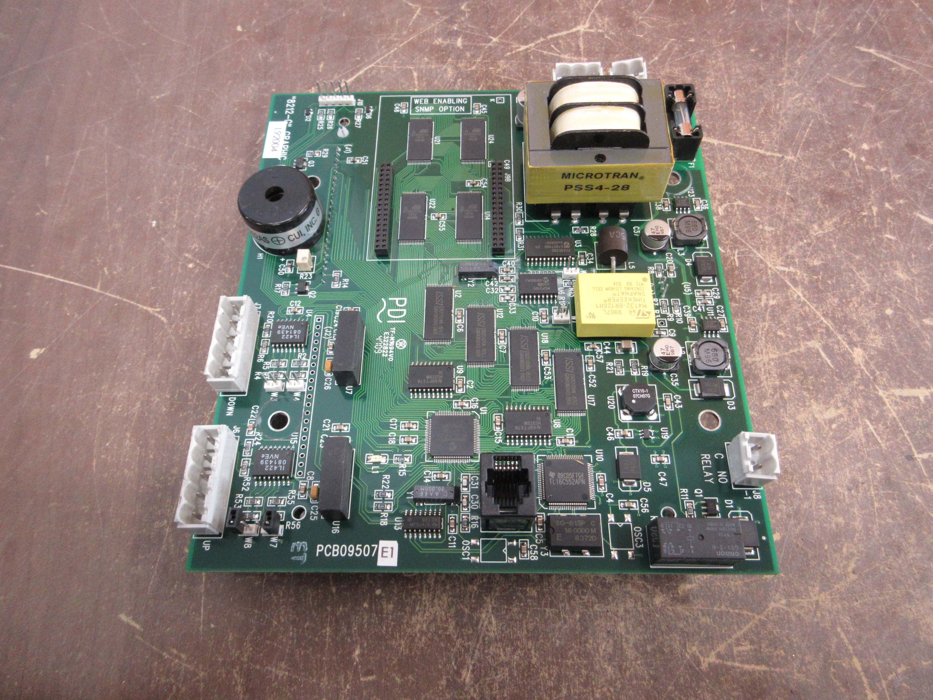 PCI 8212-G Graphic Display Assembly PCB09507E1 *No Face* Used