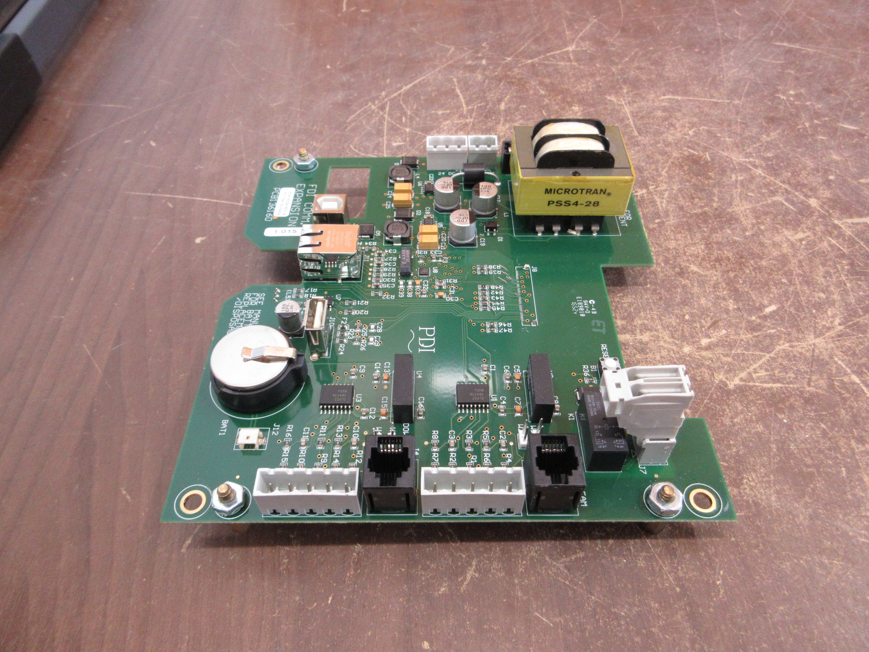 FDI Comm. Expansion Module PCB13616D *No Display Connector* Used