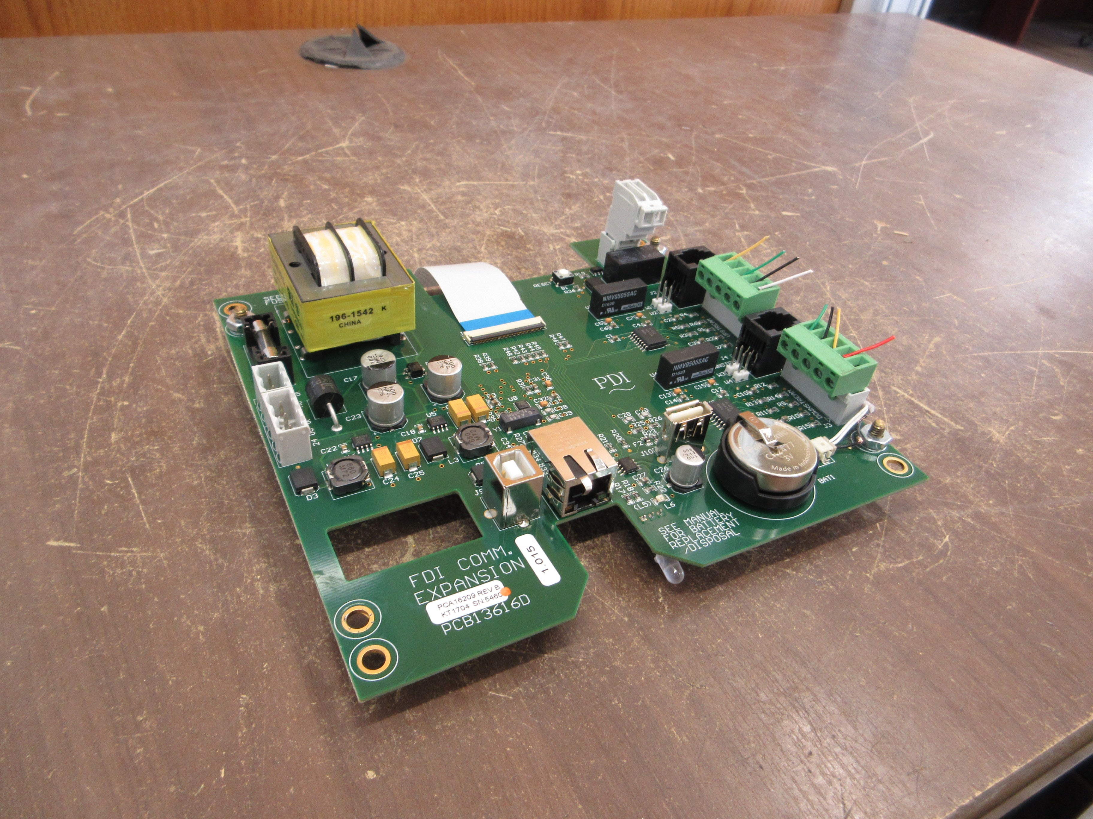 FDI Comm. Expansion Module PCB13616D Used