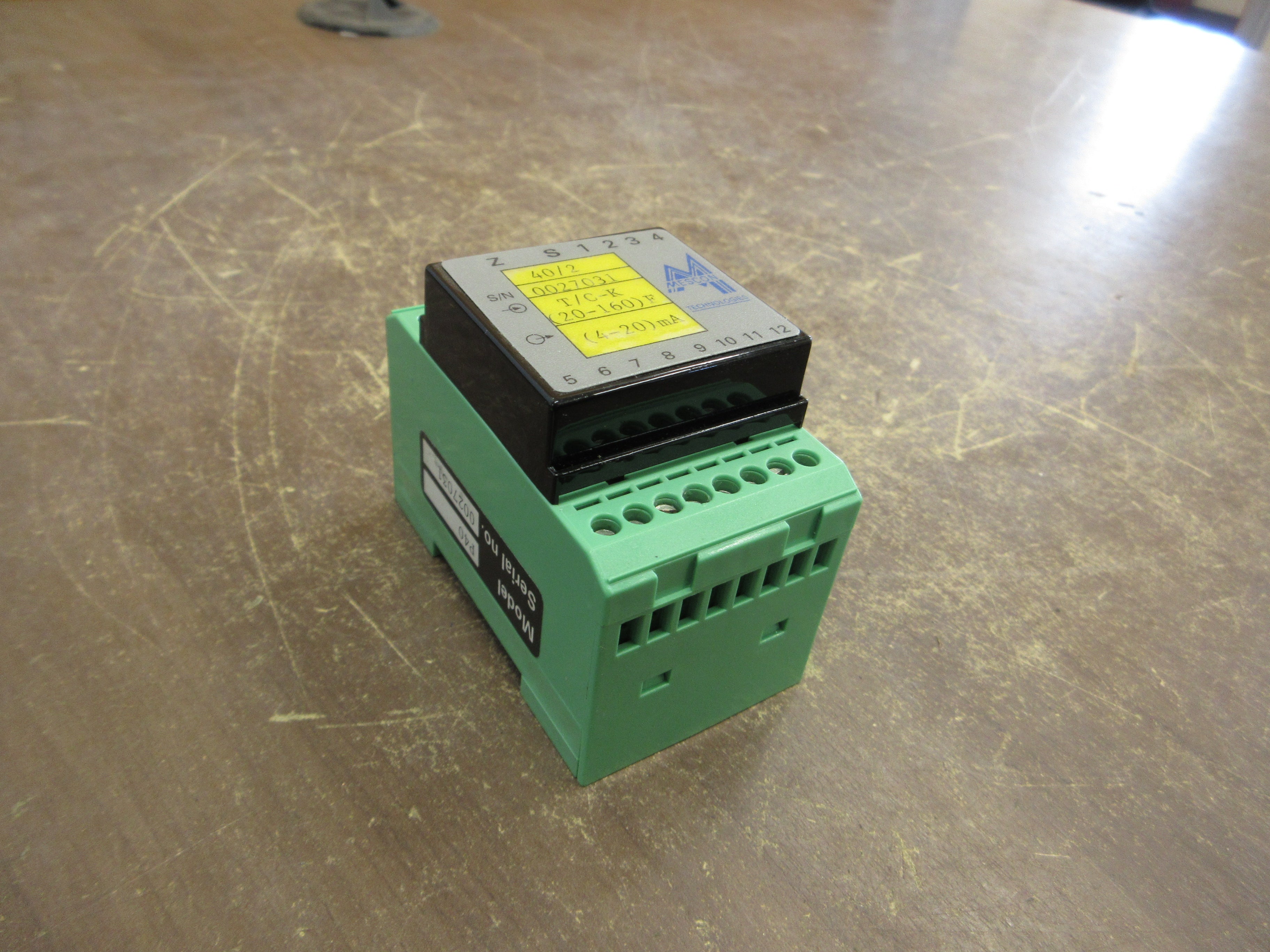 Mescon Signal Conditioner 40/2 4-20mA Used
