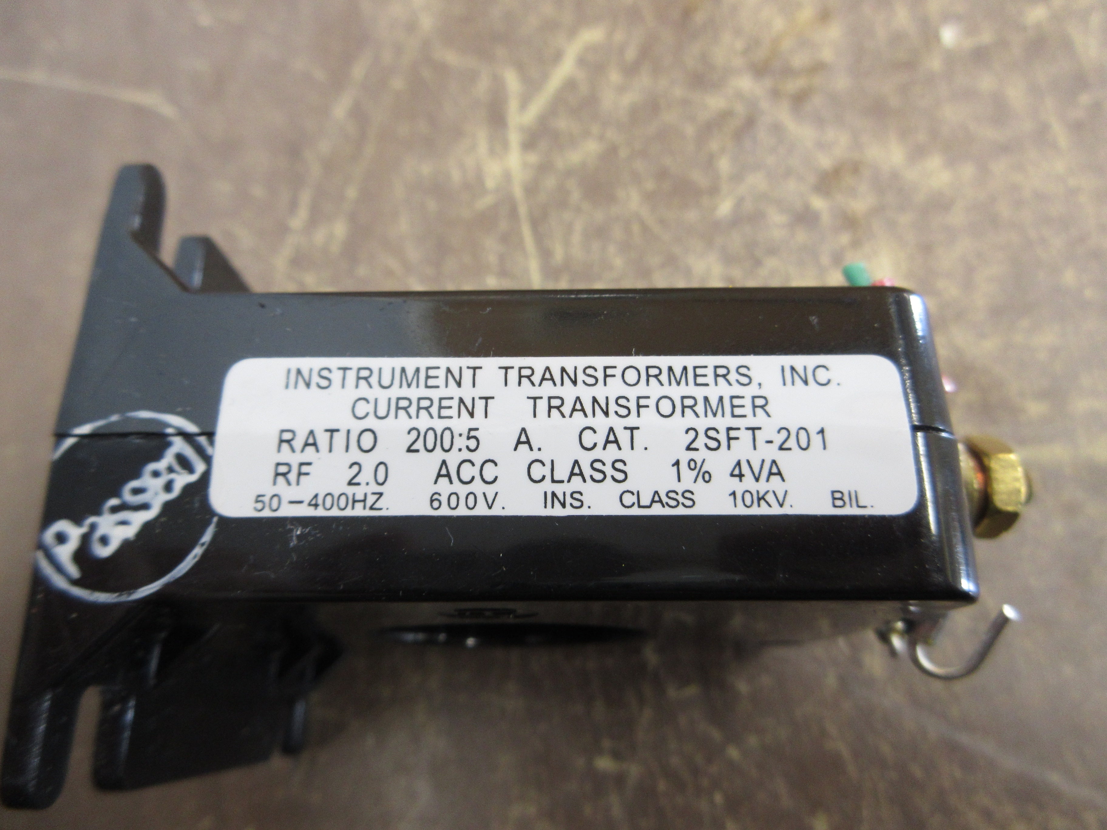 Instrument Transformers Current Transformer 2SFT-201 Ratio 200:5A 600V 50-400Hz