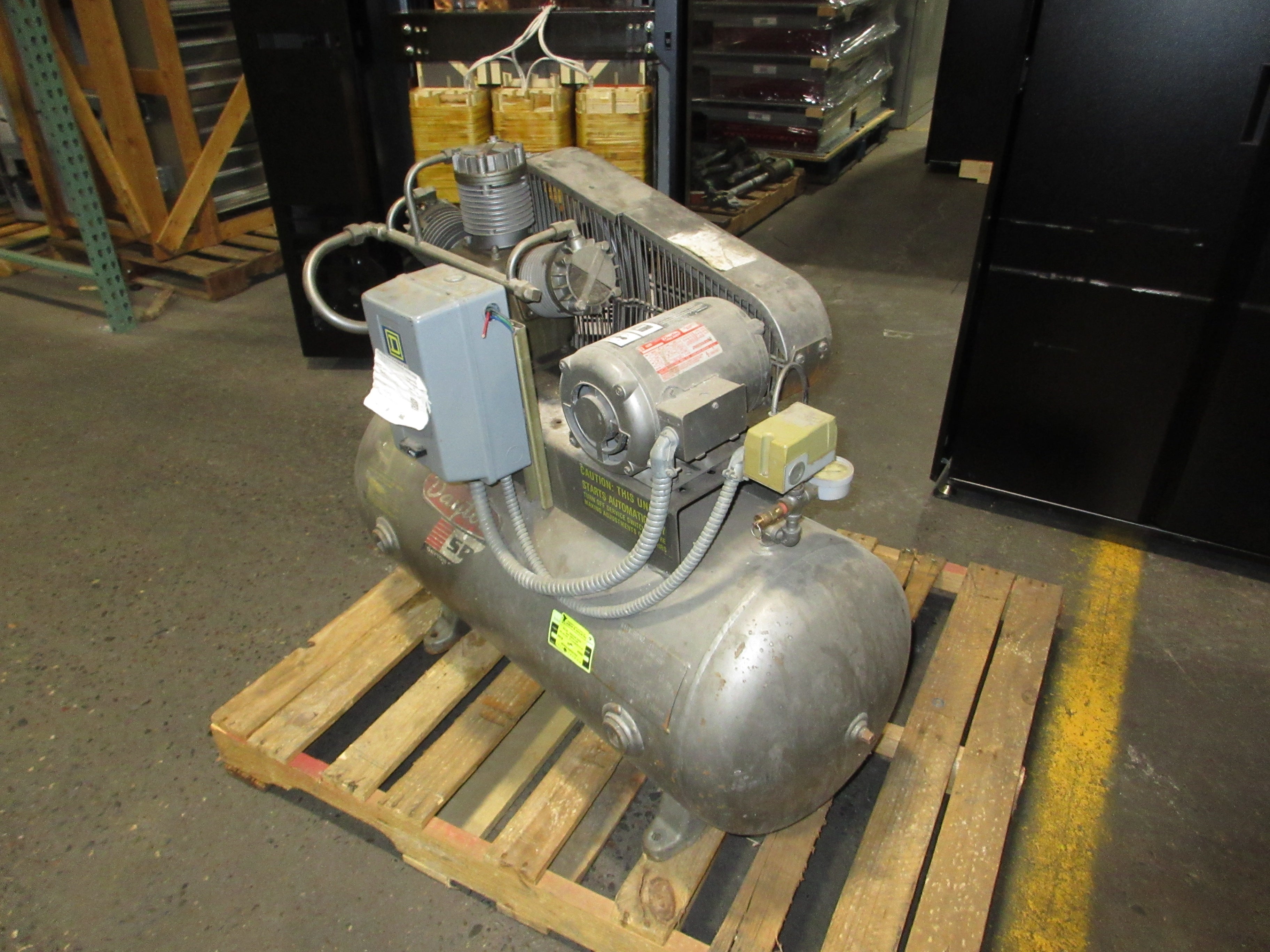 Dayton Speedaire Air Compressor 3Z582 Single-Stage 3HP 3Ph Used